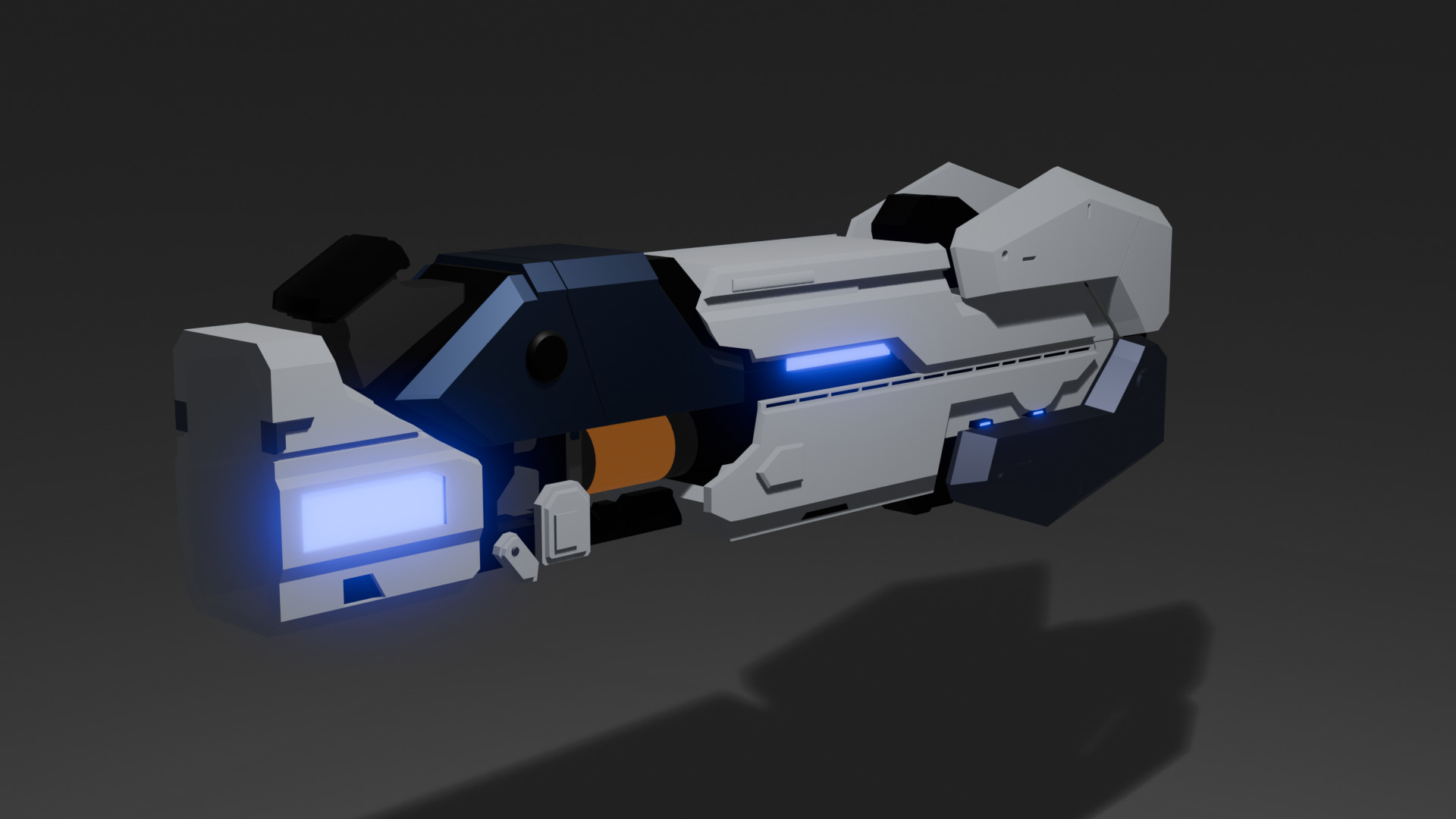 Supernova The Sword of Light Low-poly 3D model_4