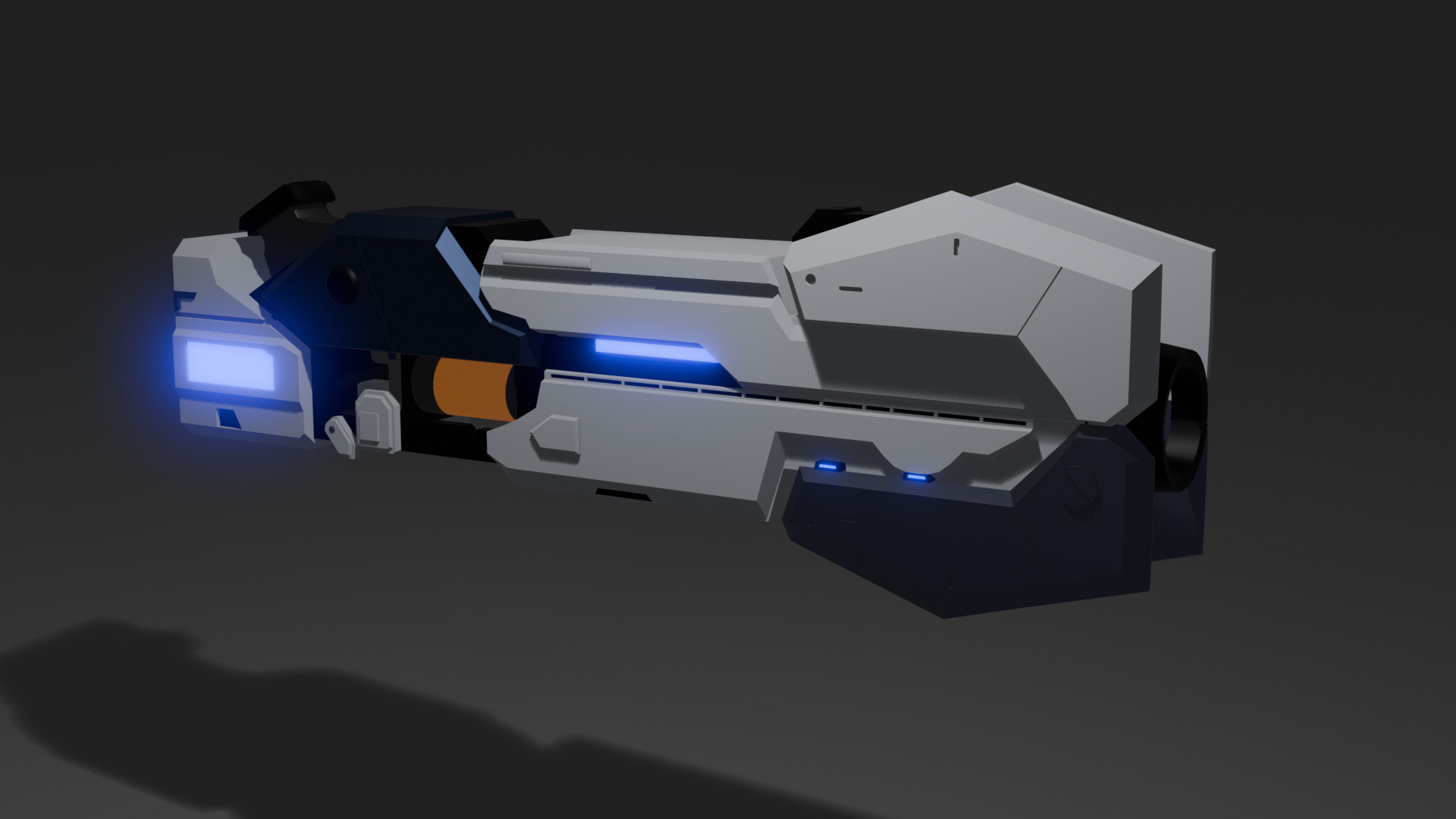 Supernova The Sword of Light Low-poly 3D model_1