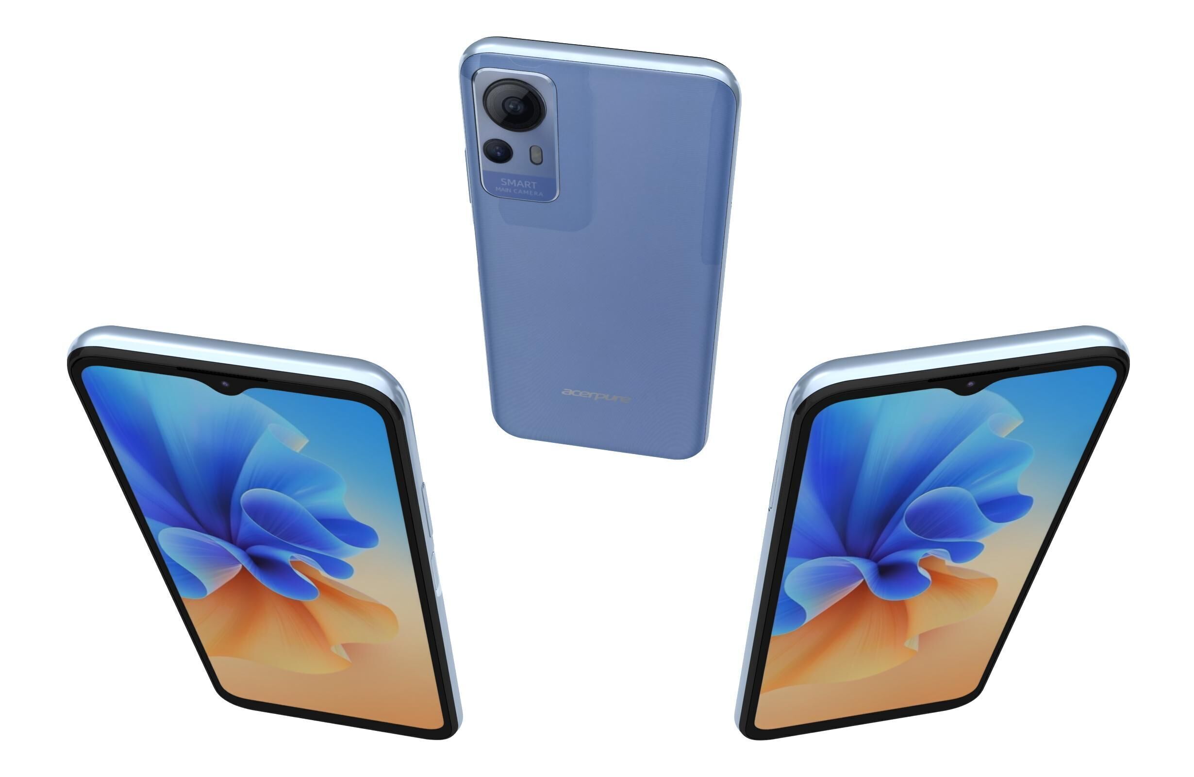 Acer Acerone Liquid S162E4 Blue 3D model_1