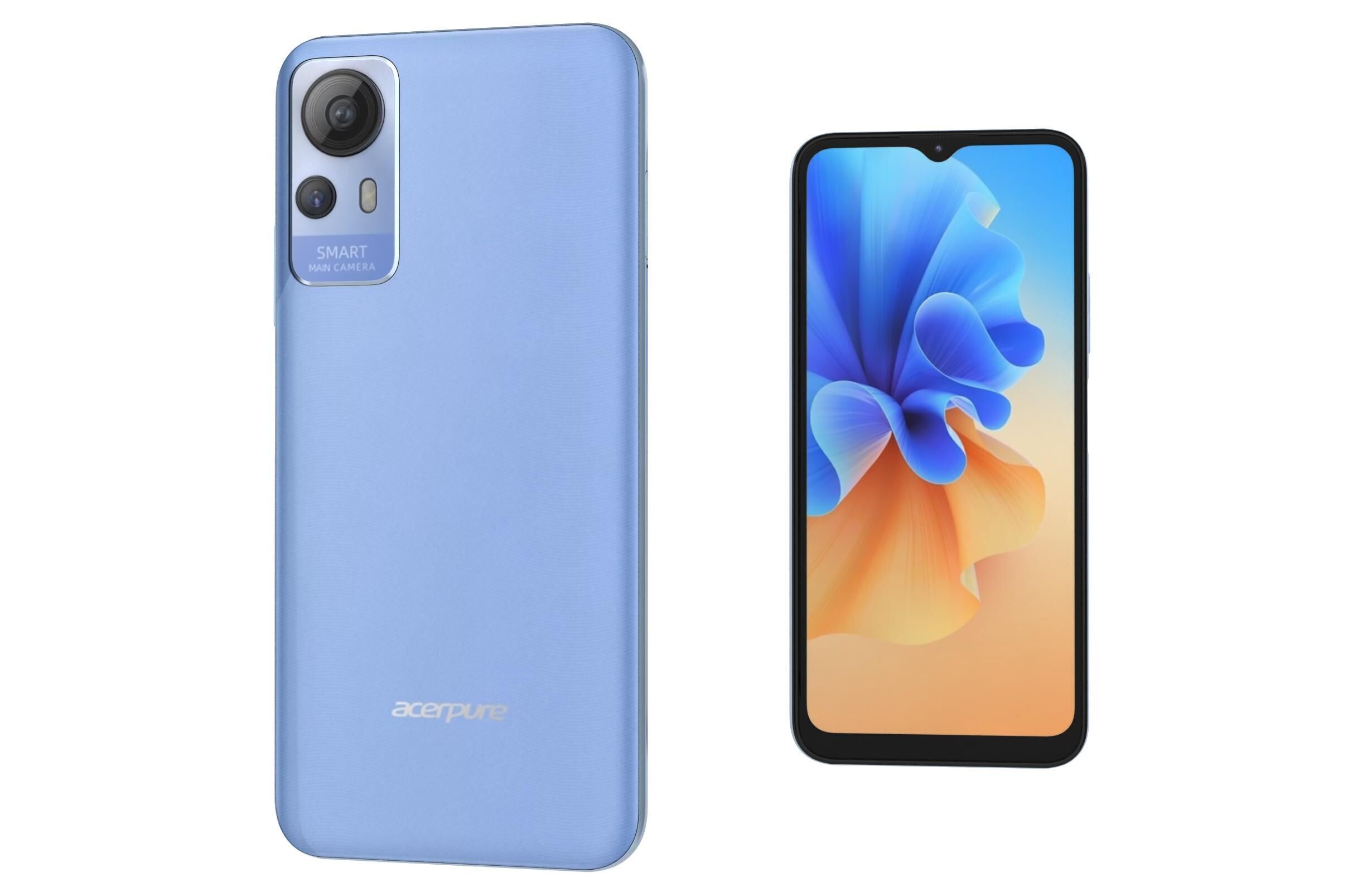 Acer Acerone Liquid S162E4 Blue 3D model_7