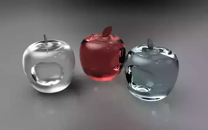 Apple logo in 3D