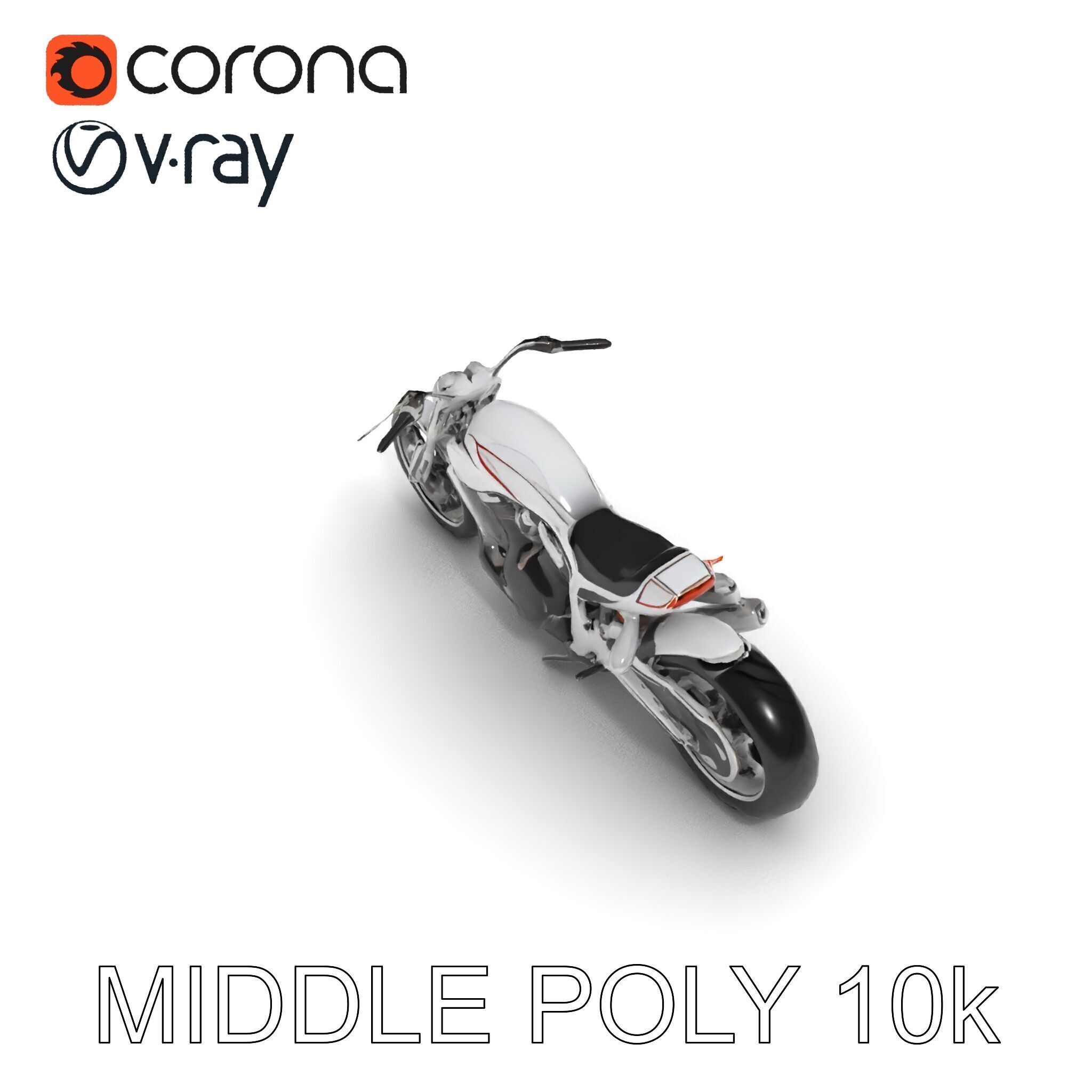 HighDetail Motorcycle Model Pack Low-poly 3D model_8
