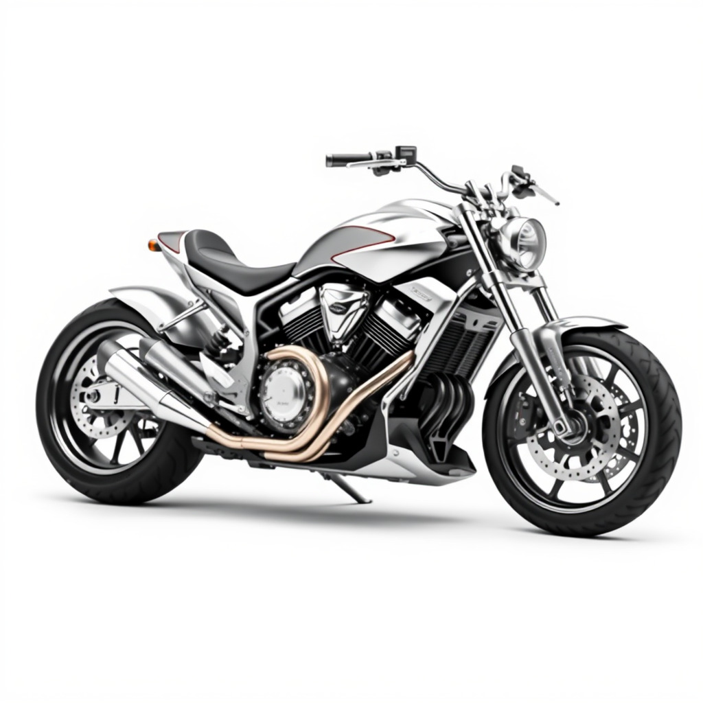 HighDetail Motorcycle Model Pack Low-poly 3D model_4