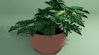 3D Plant in a pot