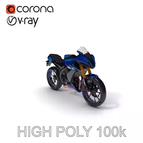 HighPerformance Motorcycle D Model Pack