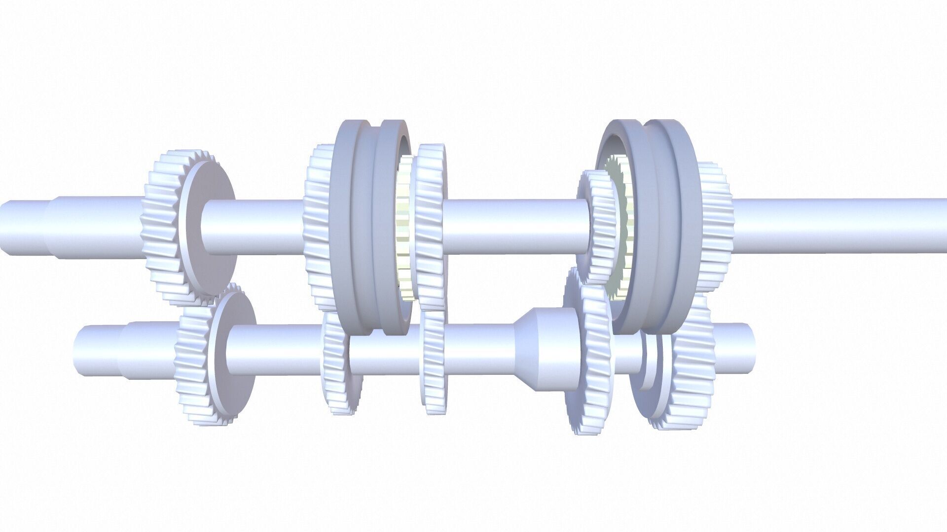 Reduction Gear Box 3D model_6