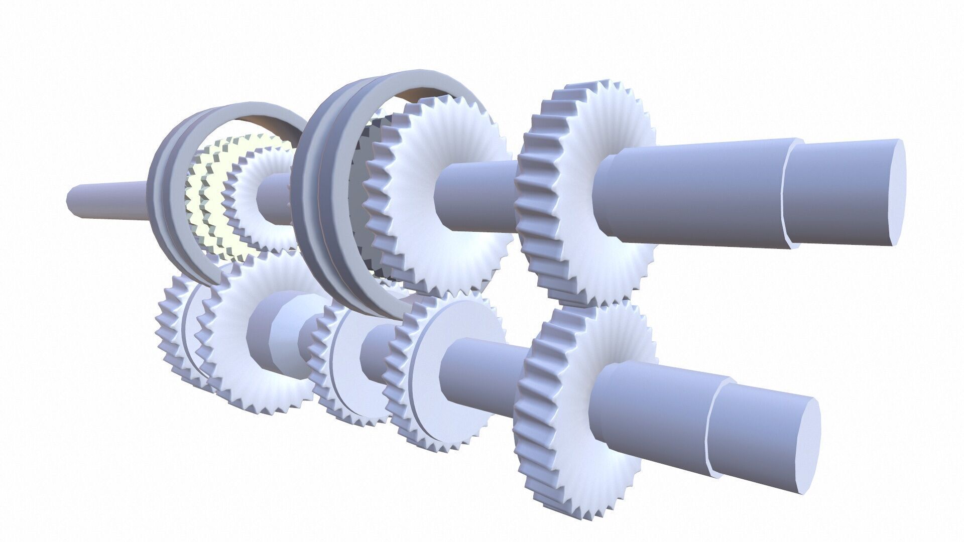 Reduction Gear Box 3D model_5