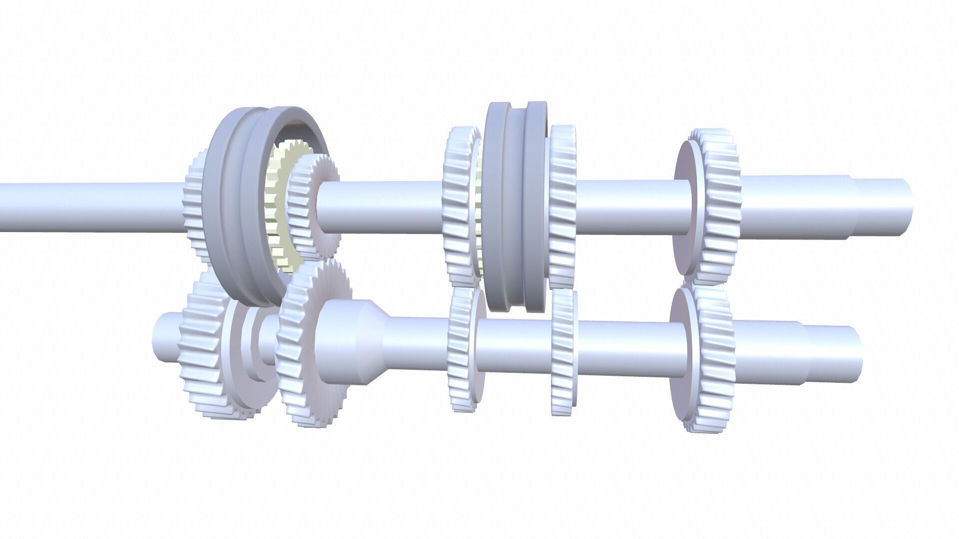 Reduction Gear Box 3D model_4