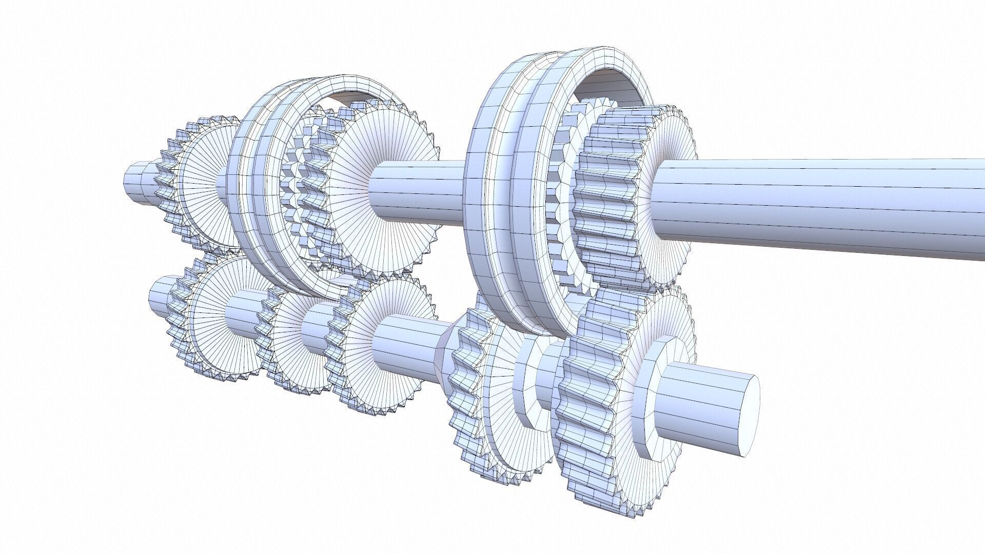 Reduction Gear Box 3D model_10