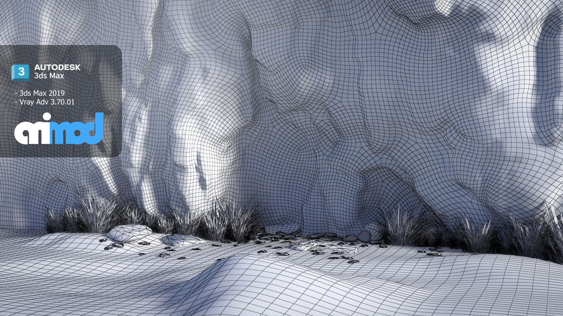 Crag Cave Environment 3D model_5