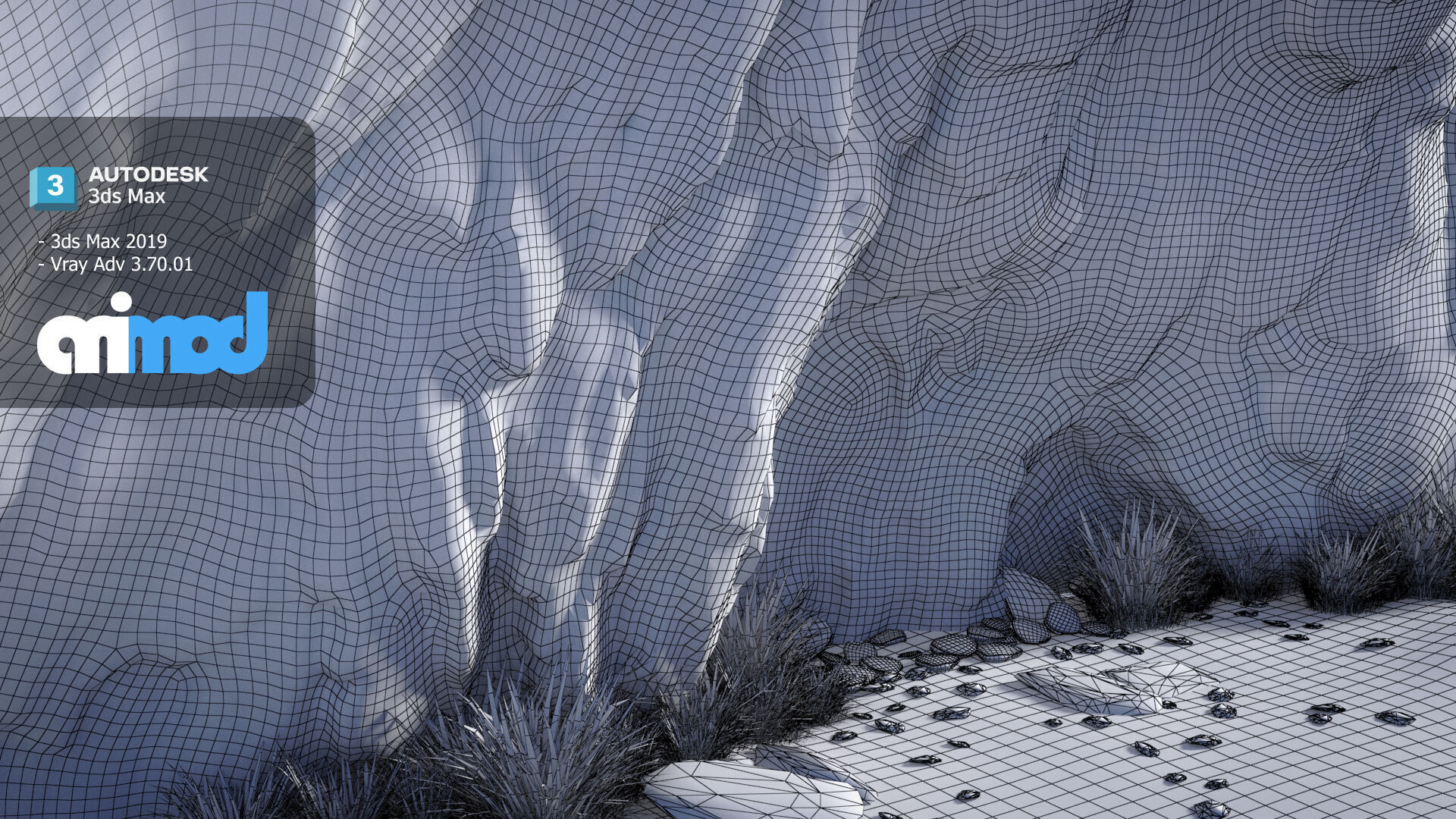 Crag Cave Environment 3D model_6