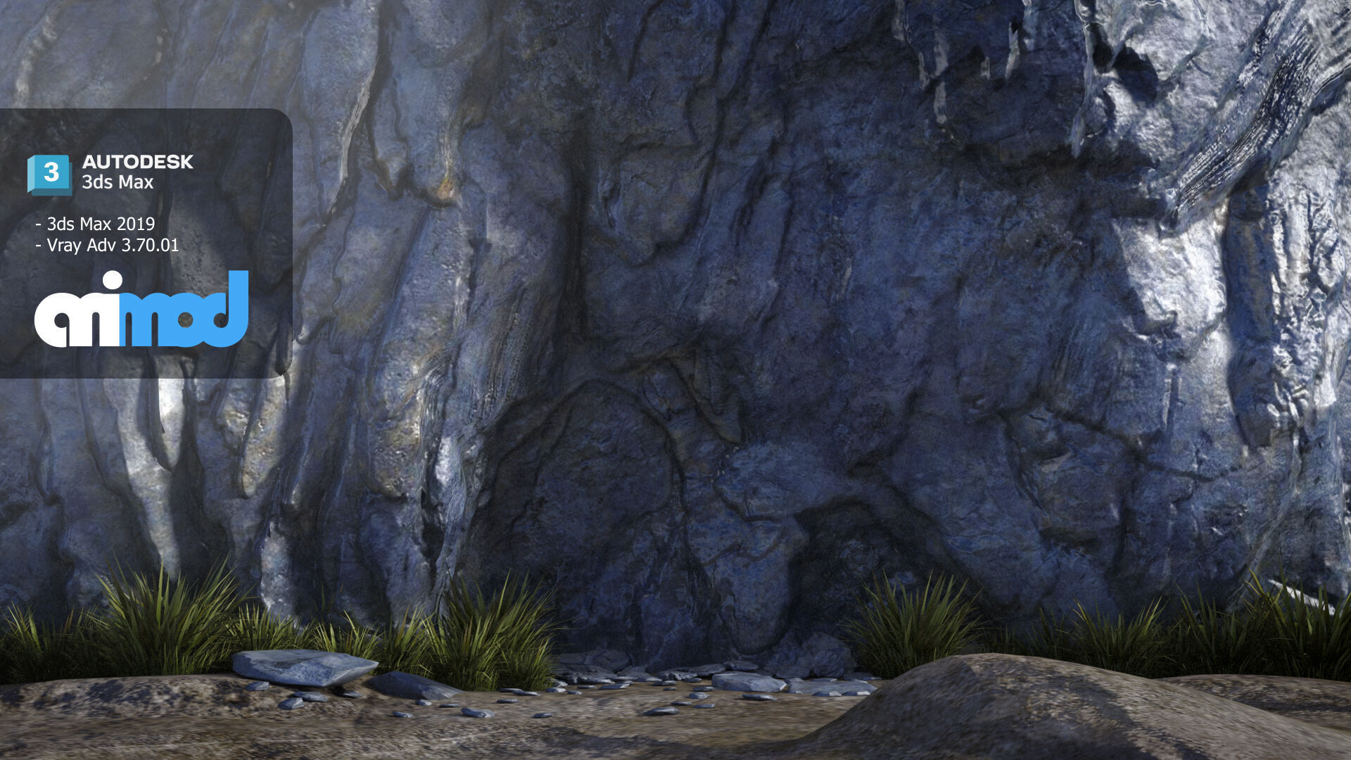 Crag Cave Environment 3D model_3