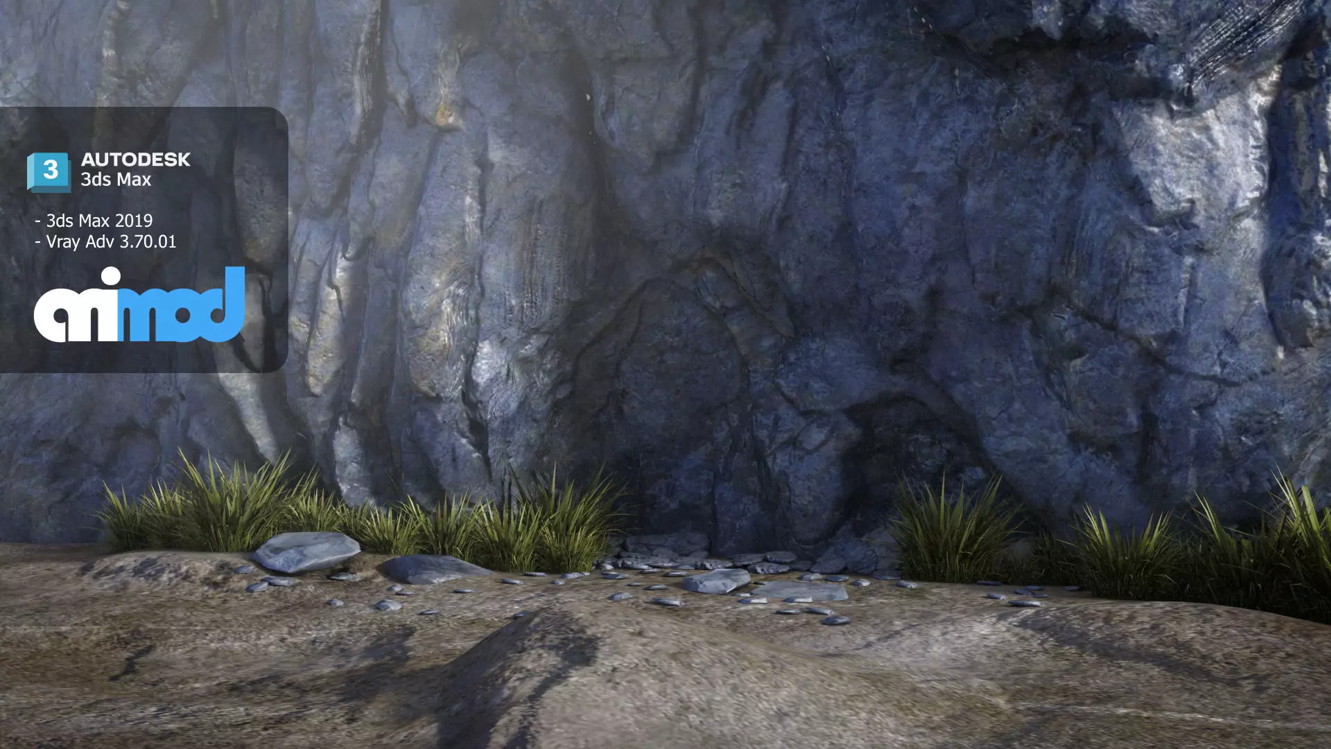 Crag Cave Environment 3D model_0