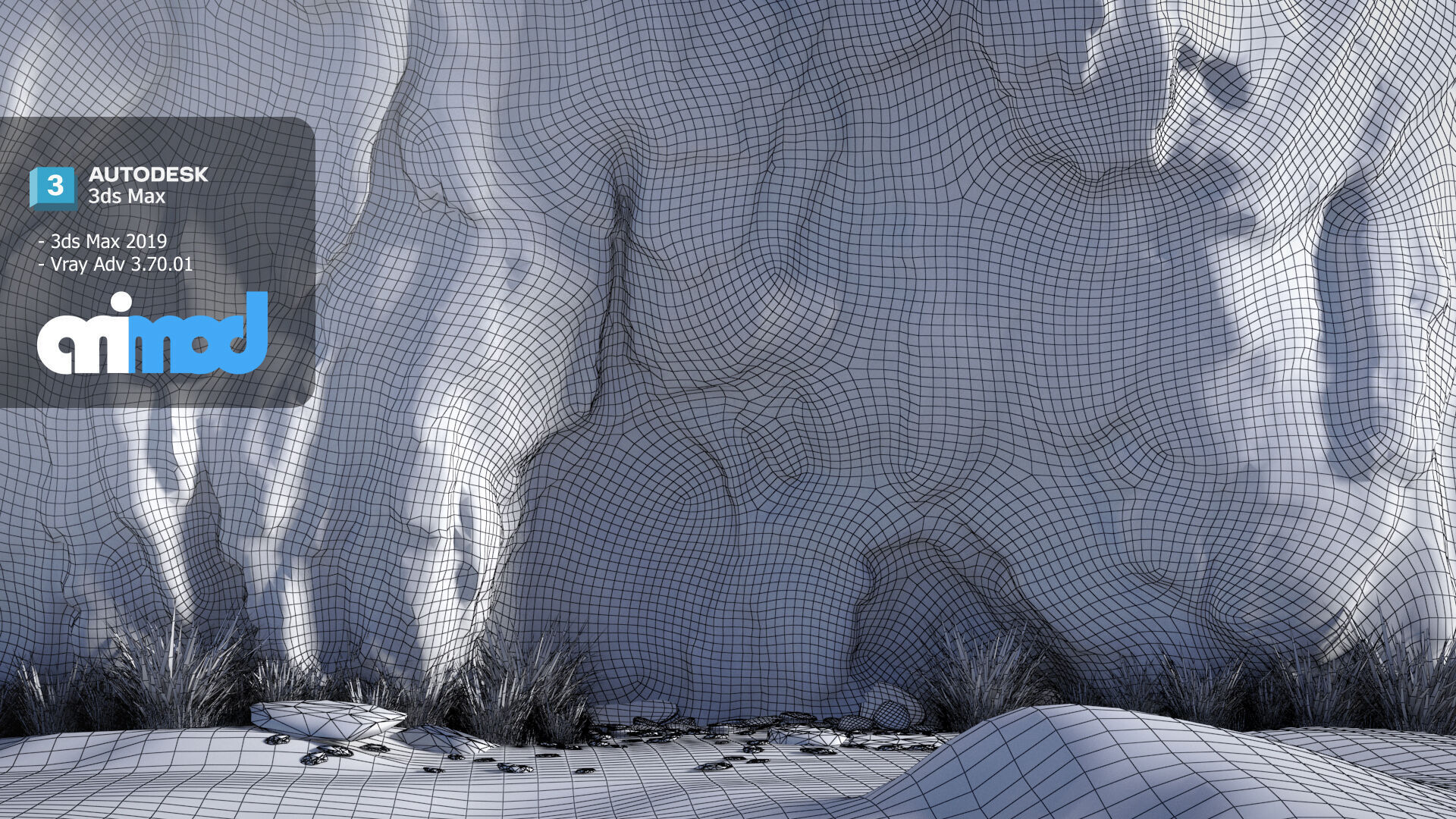 Crag Cave Environment 3D model_8