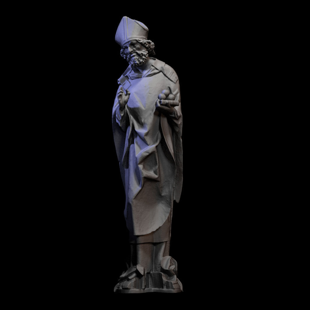 Wooden sculpture 035 3D print model_2
