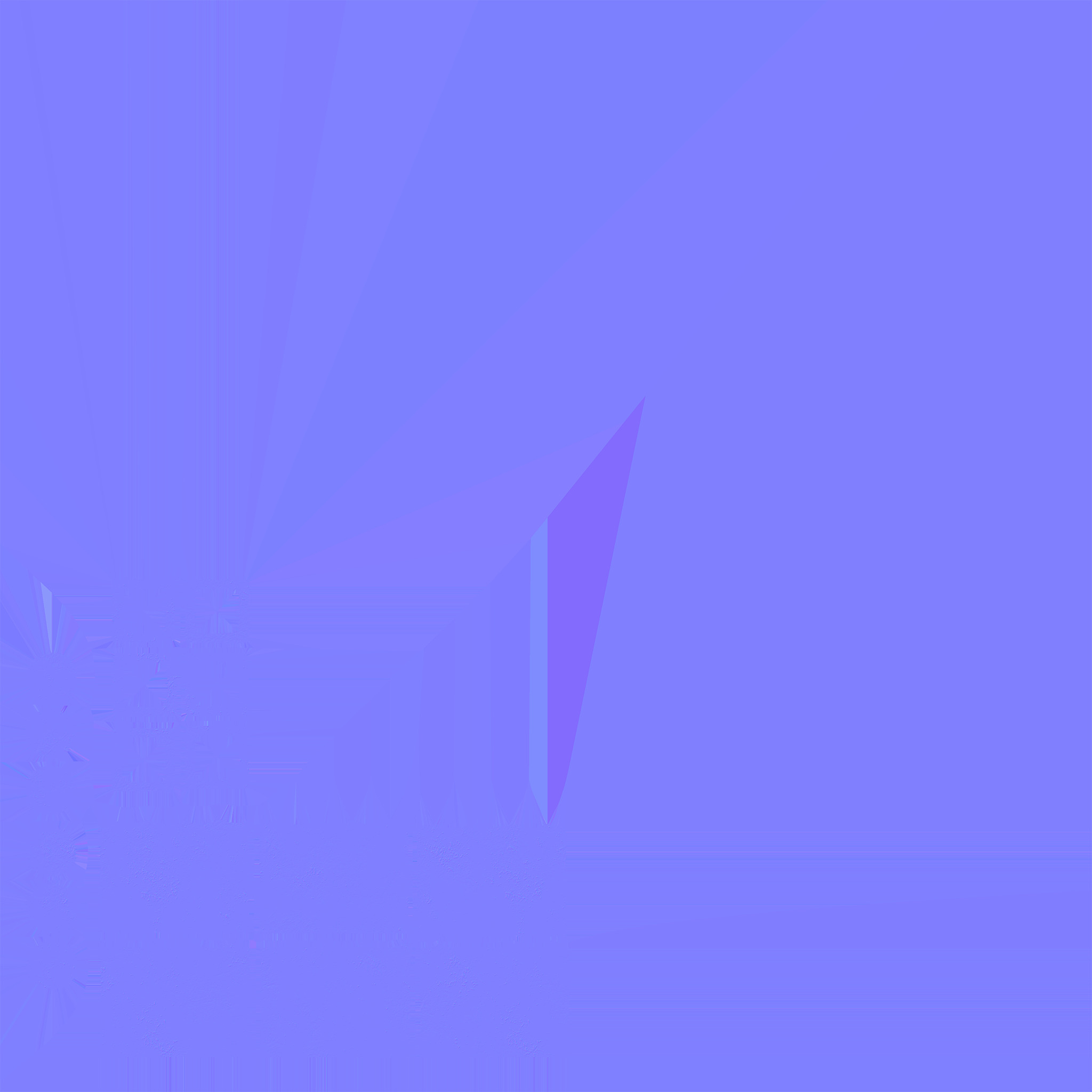 Set of 3 tree grilles grates - high poly 3D model_3