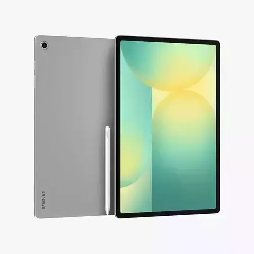 Samsung Galaxy Tab S10 FE Plus Silver 3D model