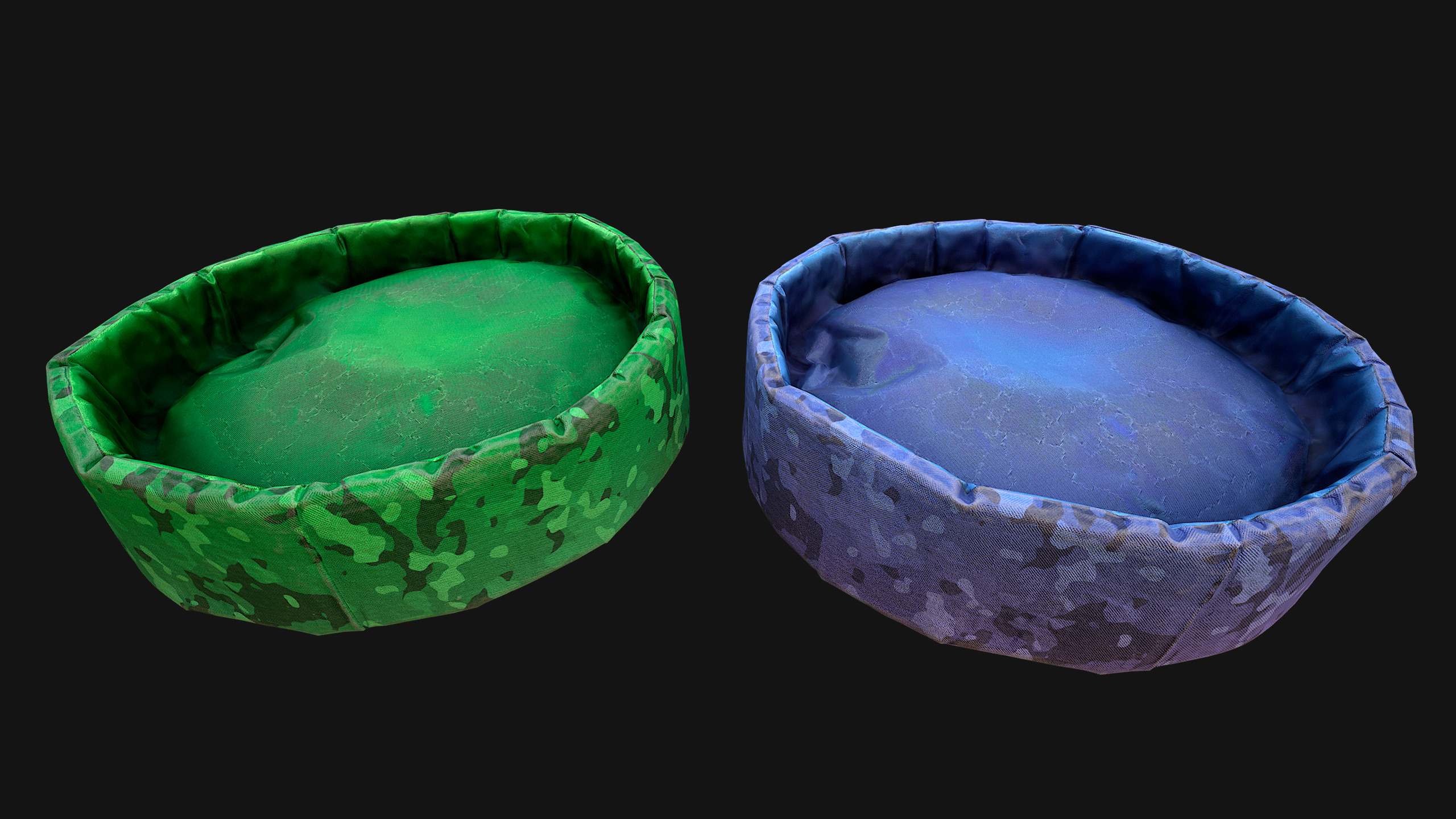 Bed for Animals Dog Cat Rodent Hamster Rat Pet Pack Low-poly 3D model_17