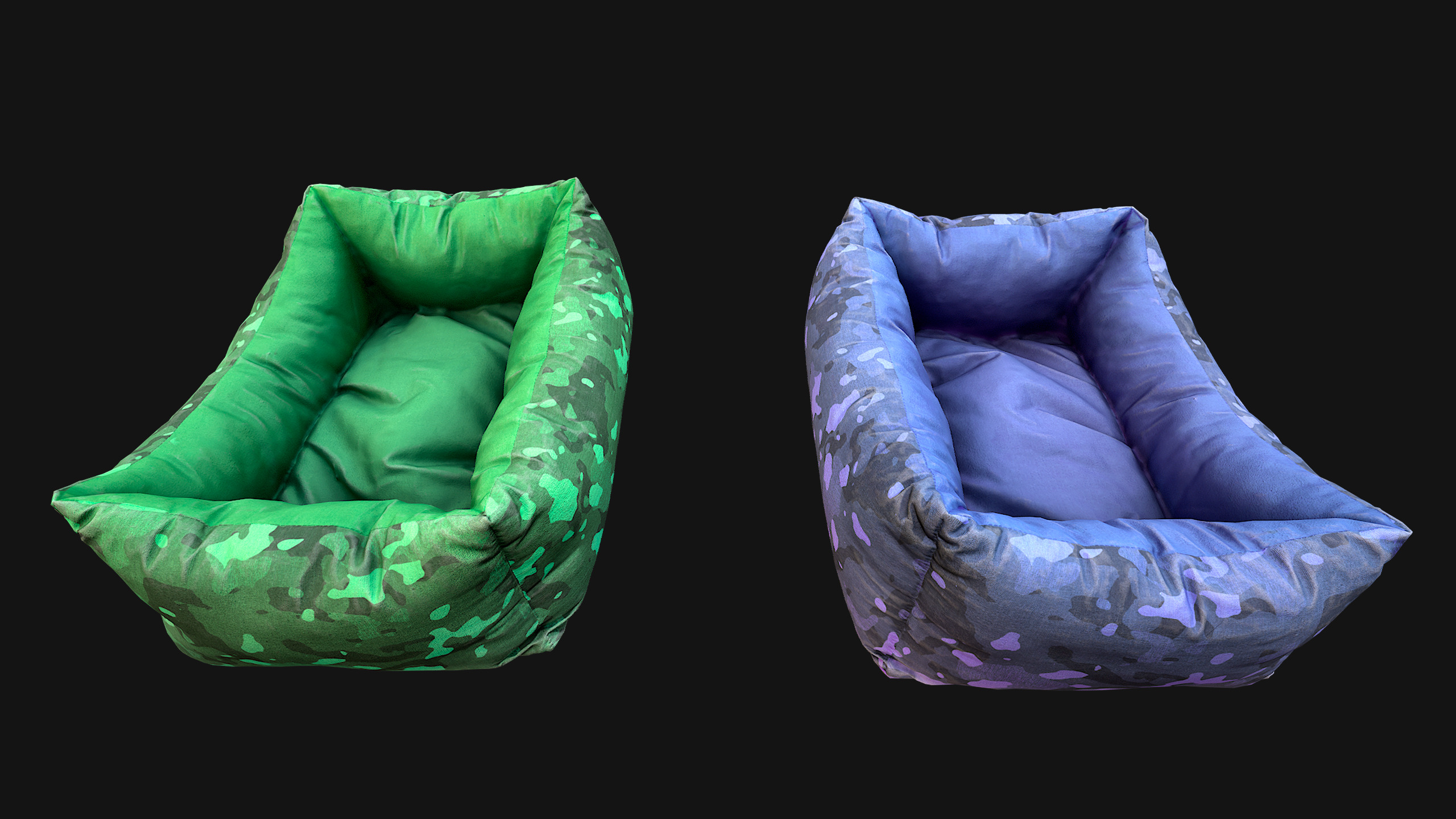 Bed for Animals Dog Cat Rodent Hamster Rat Pet Pack Low-poly 3D model_26