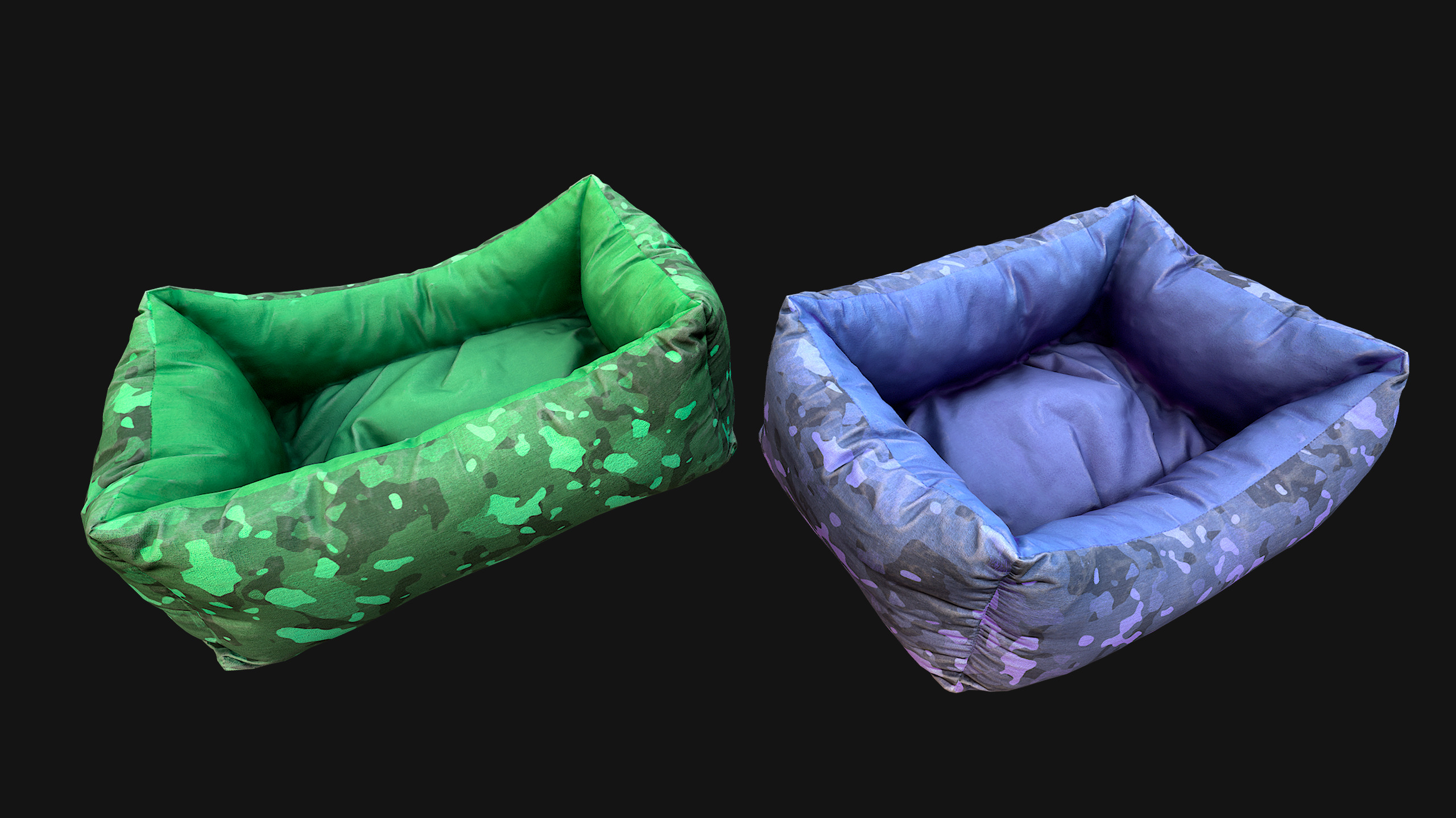 Bed for Animals Dog Cat Rodent Hamster Rat Pet Pack Low-poly 3D model_25