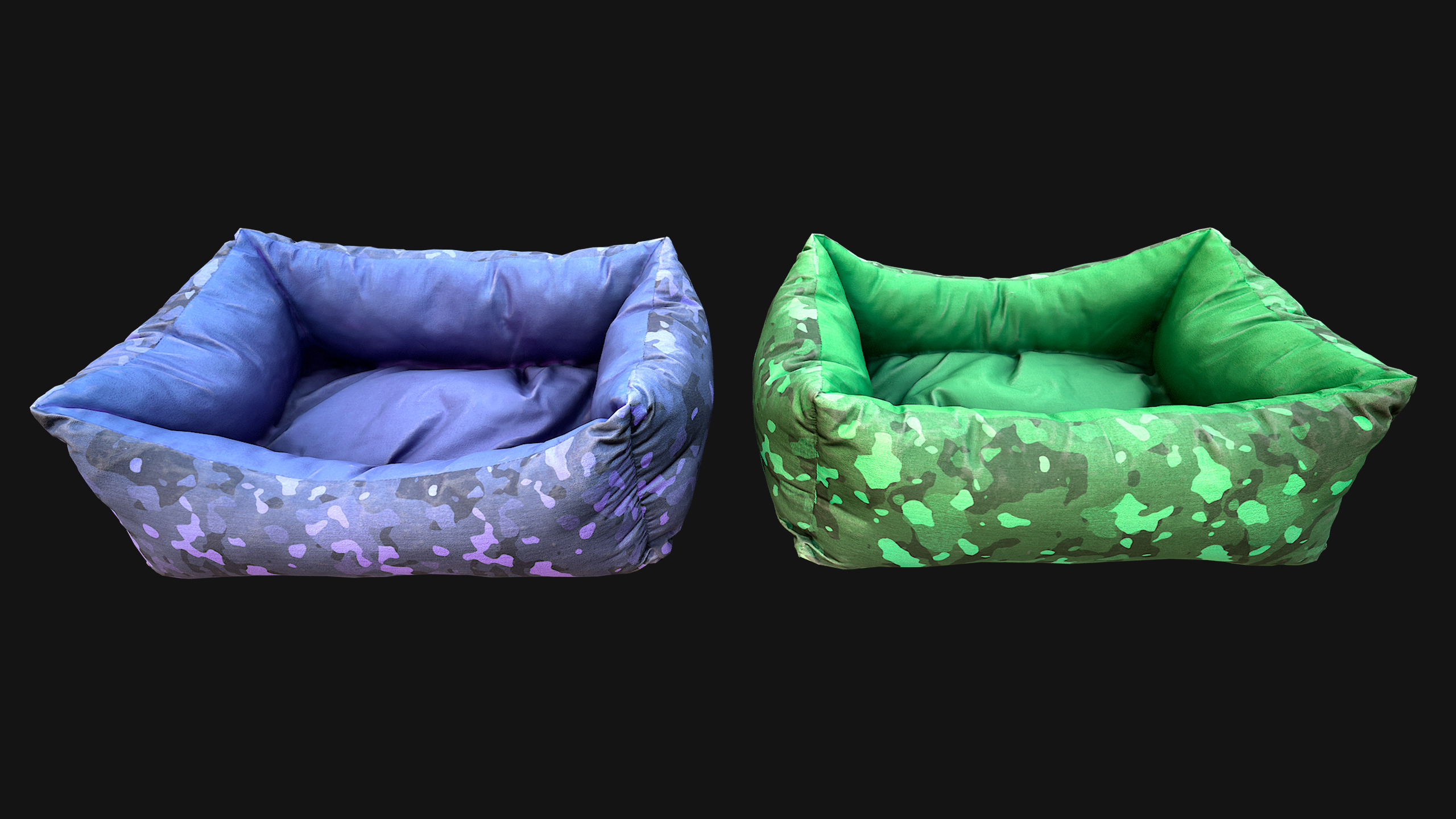 Bed for Animals Dog Cat Rodent Hamster Rat Pet Pack Low-poly 3D model_24