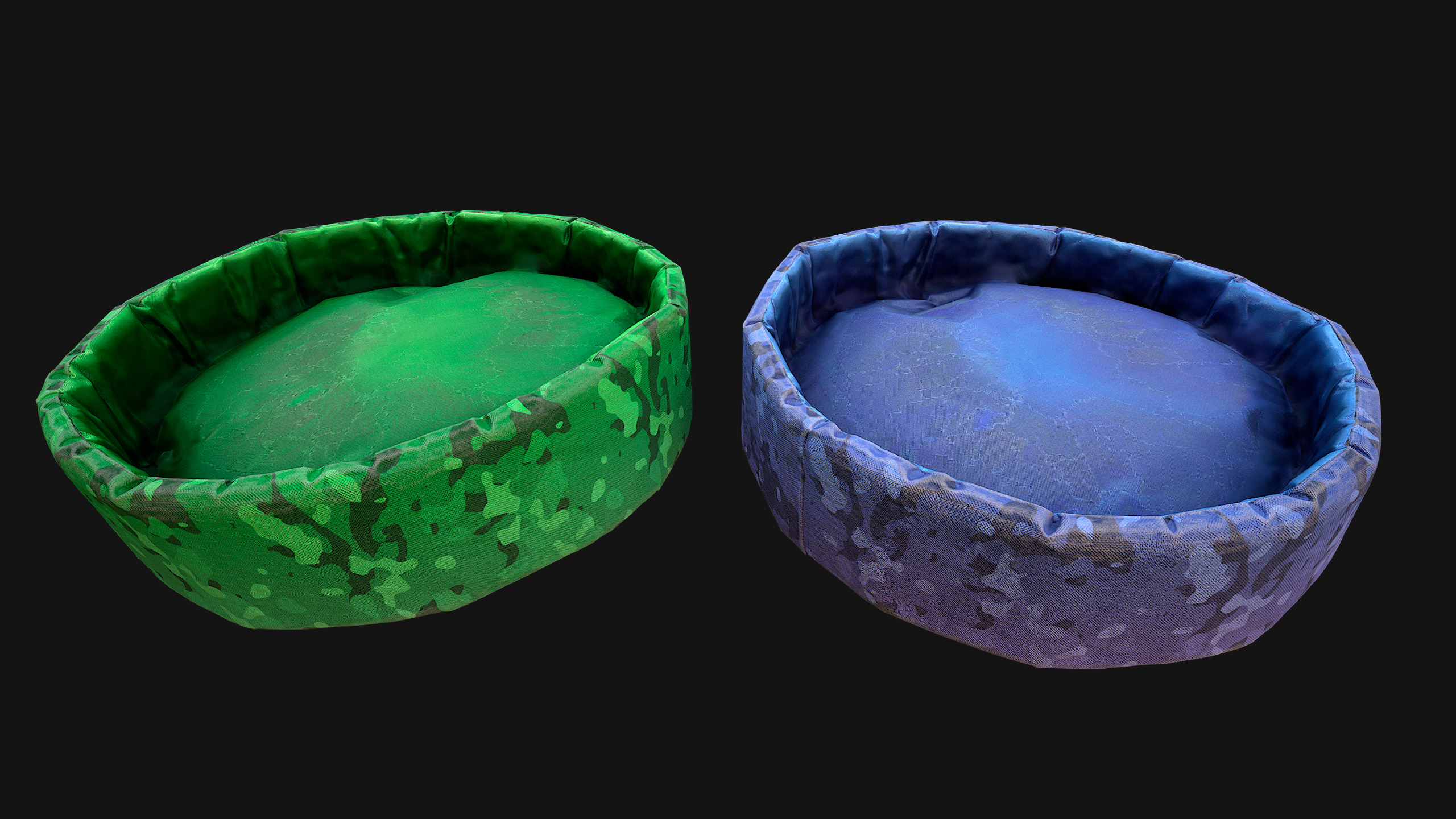 Bed for Animals Dog Cat Rodent Hamster Rat Pet Pack Low-poly 3D model_16