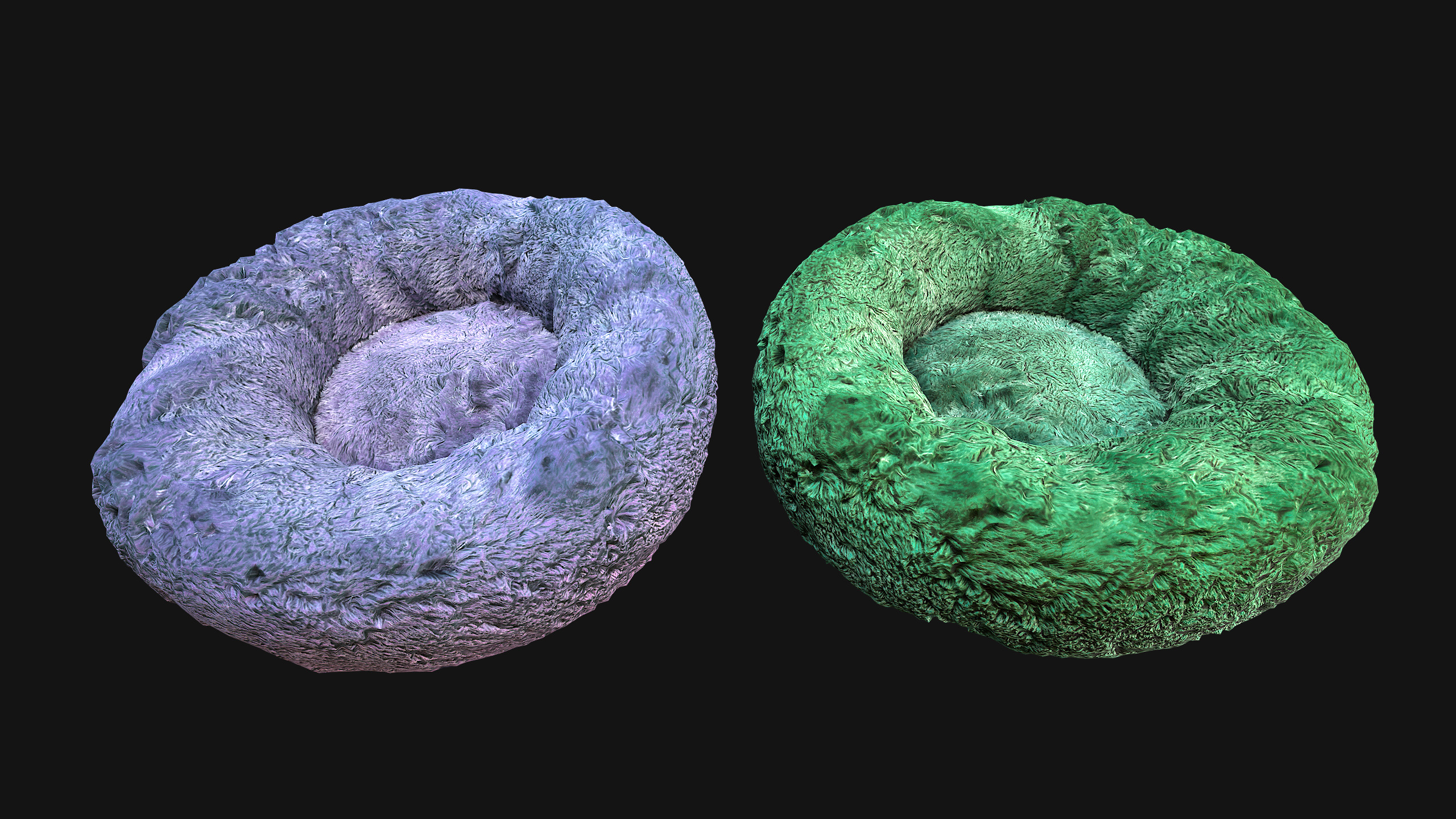 Bed for Animals Dog Cat Rodent Hamster Rat Pet Pack Low-poly 3D model_38