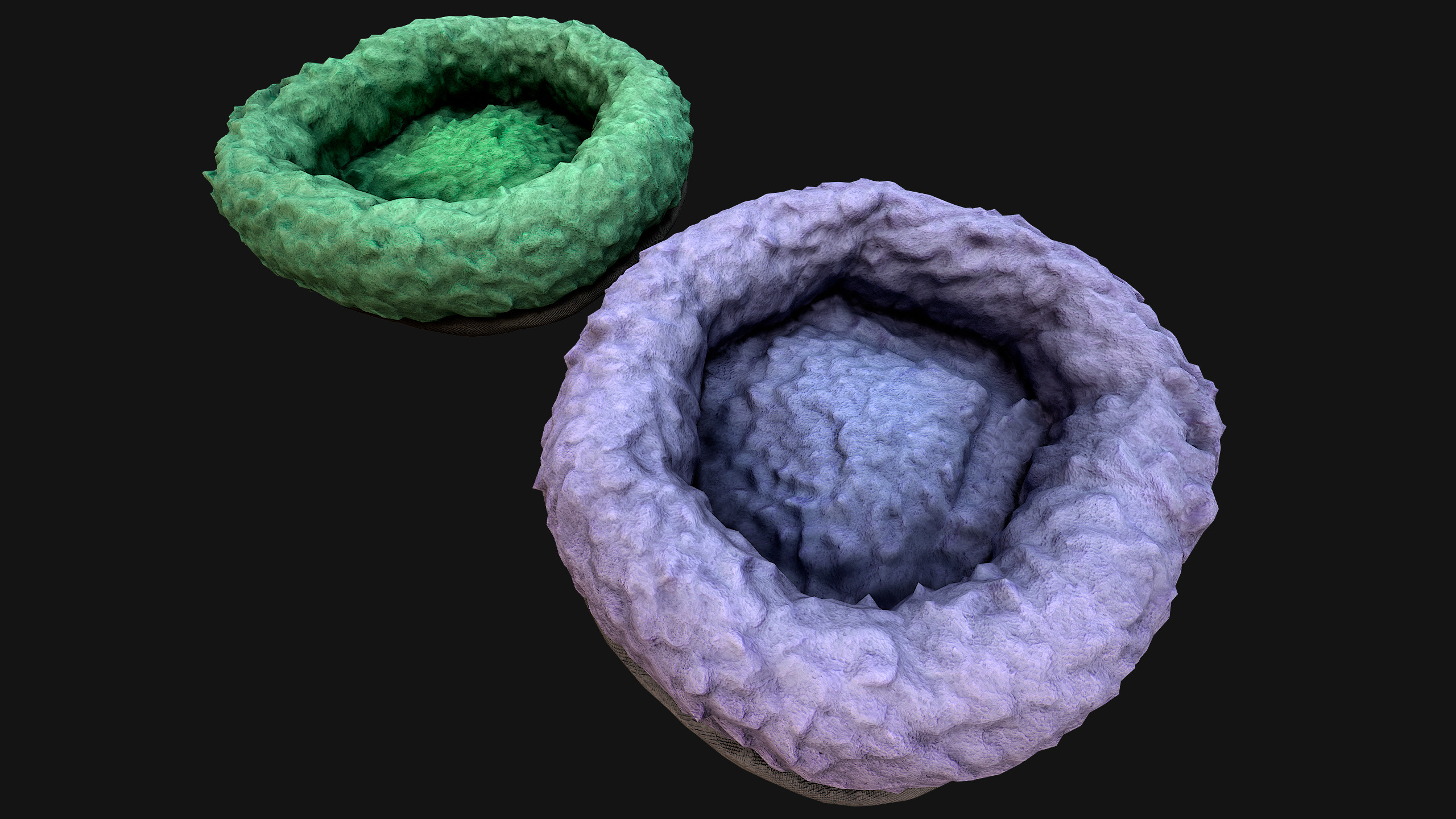 Bed for Animals Dog Cat Rodent Hamster Rat Pet Pack Low-poly 3D model_40