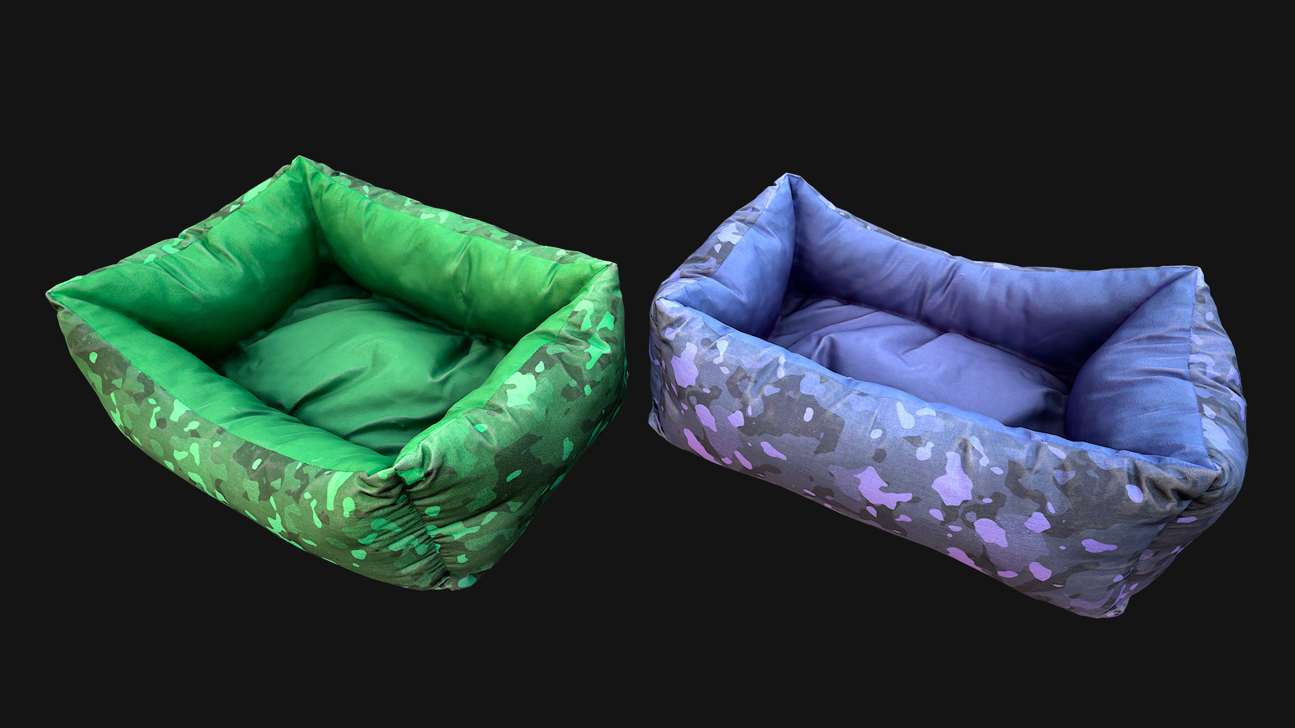 Bed for Animals Dog Cat Rodent Hamster Rat Pet Pack Low-poly 3D model_27