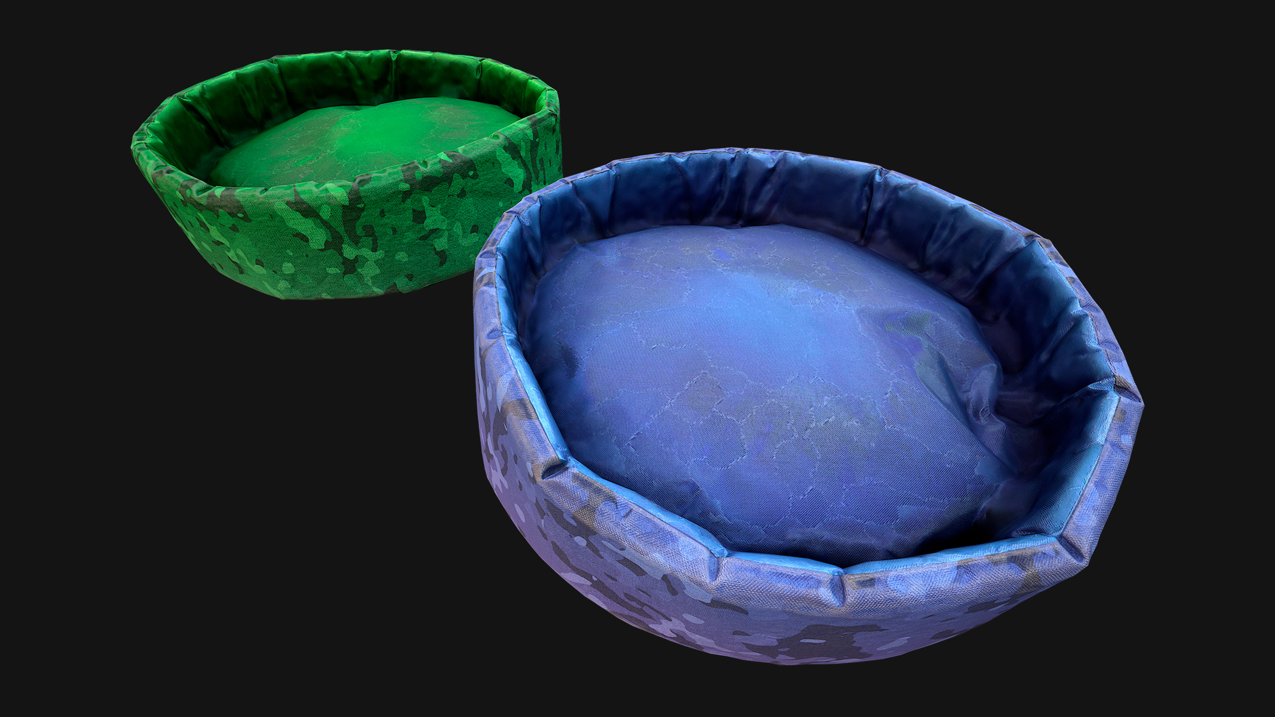 Bed for Animals Dog Cat Rodent Hamster Rat Pet Pack Low-poly 3D model_5