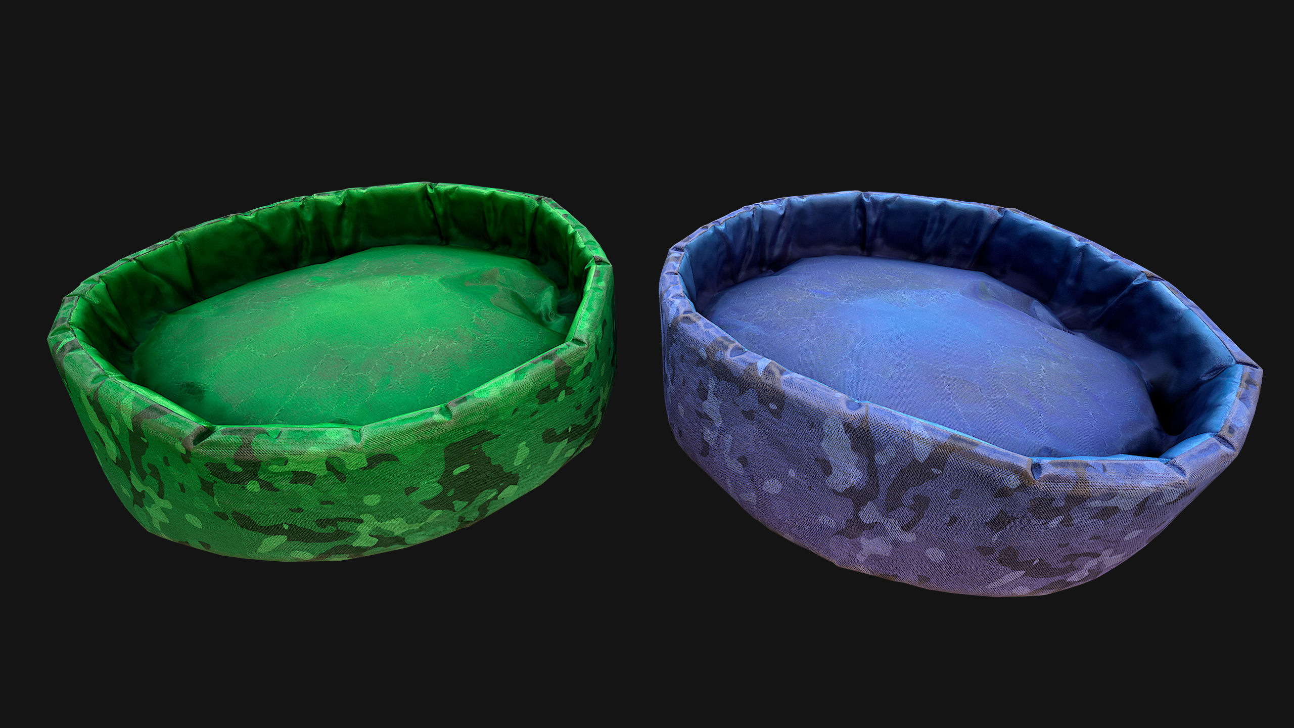 Bed for Animals Dog Cat Rodent Hamster Rat Pet Pack Low-poly 3D model_15