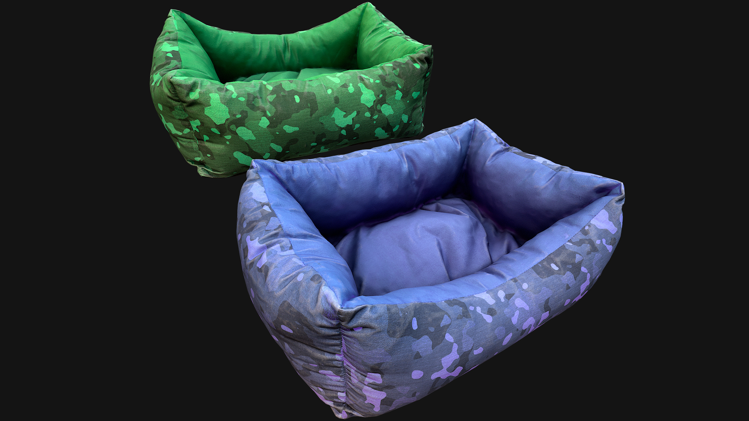 Bed for Animals Dog Cat Rodent Hamster Rat Pet Pack Low-poly 3D model_7