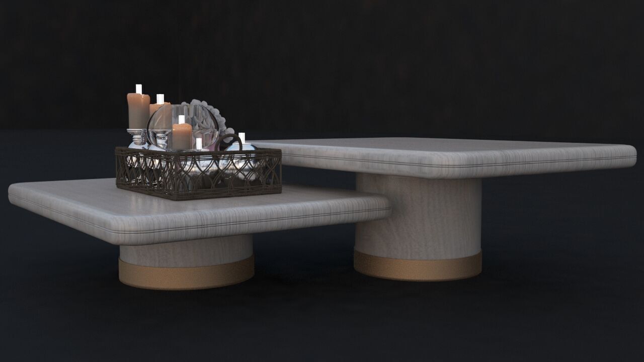 Coffee Table 3D model_4