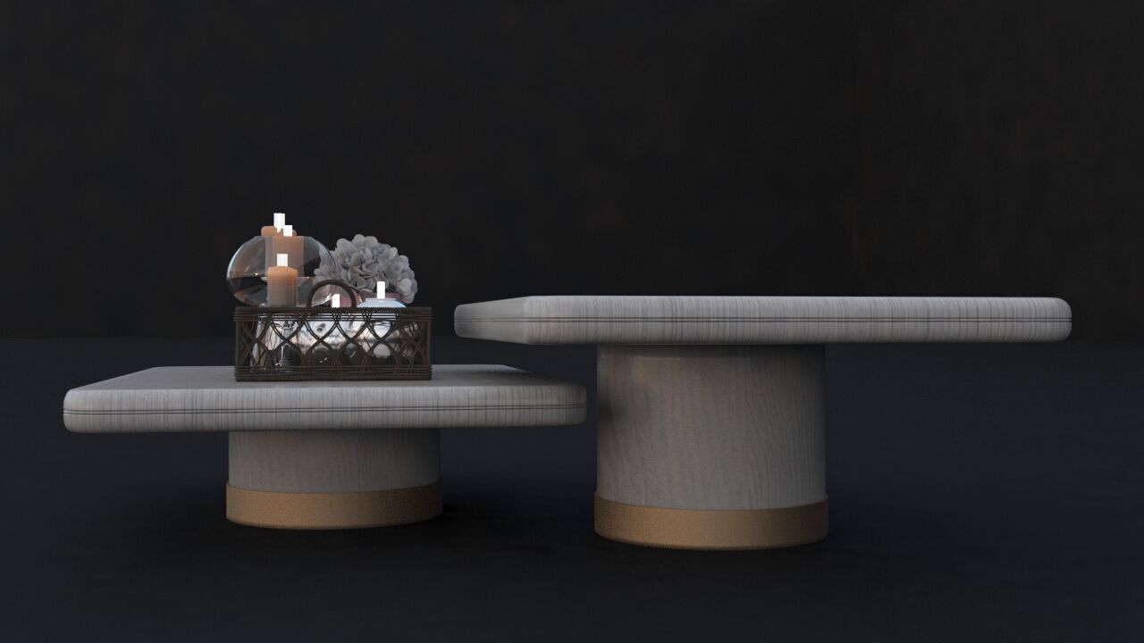 Coffee Table 3D model_3
