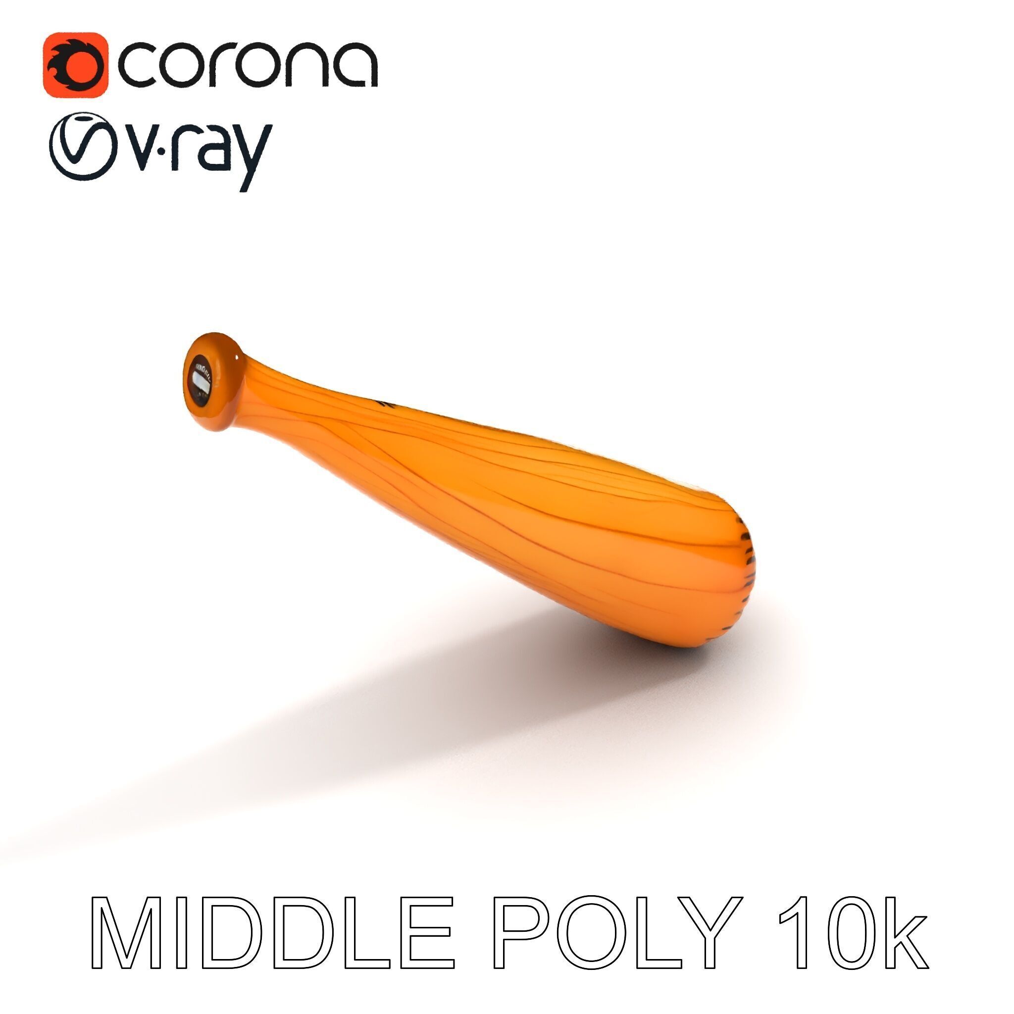 Baseball Bat D Model Pack for Games and Animation Low-poly 3D model_22