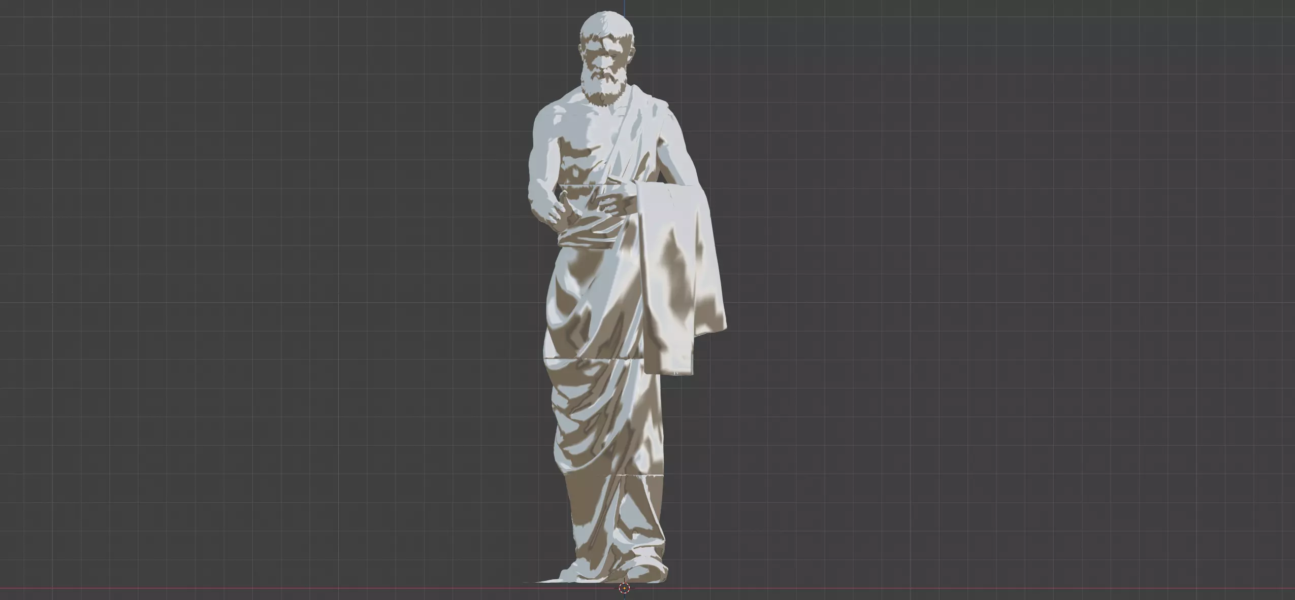 Prophet Lebioda Statue - The Witcher 3 Blood and Wine Free low-poly 3D model