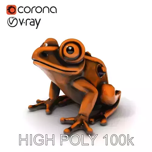 Frog Statue Model Pack for Rendering and Games