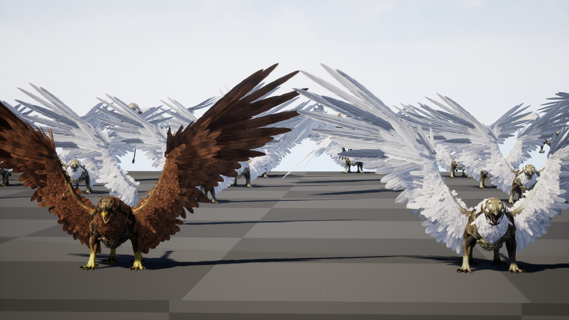 Griffon Low-poly 3D model_36