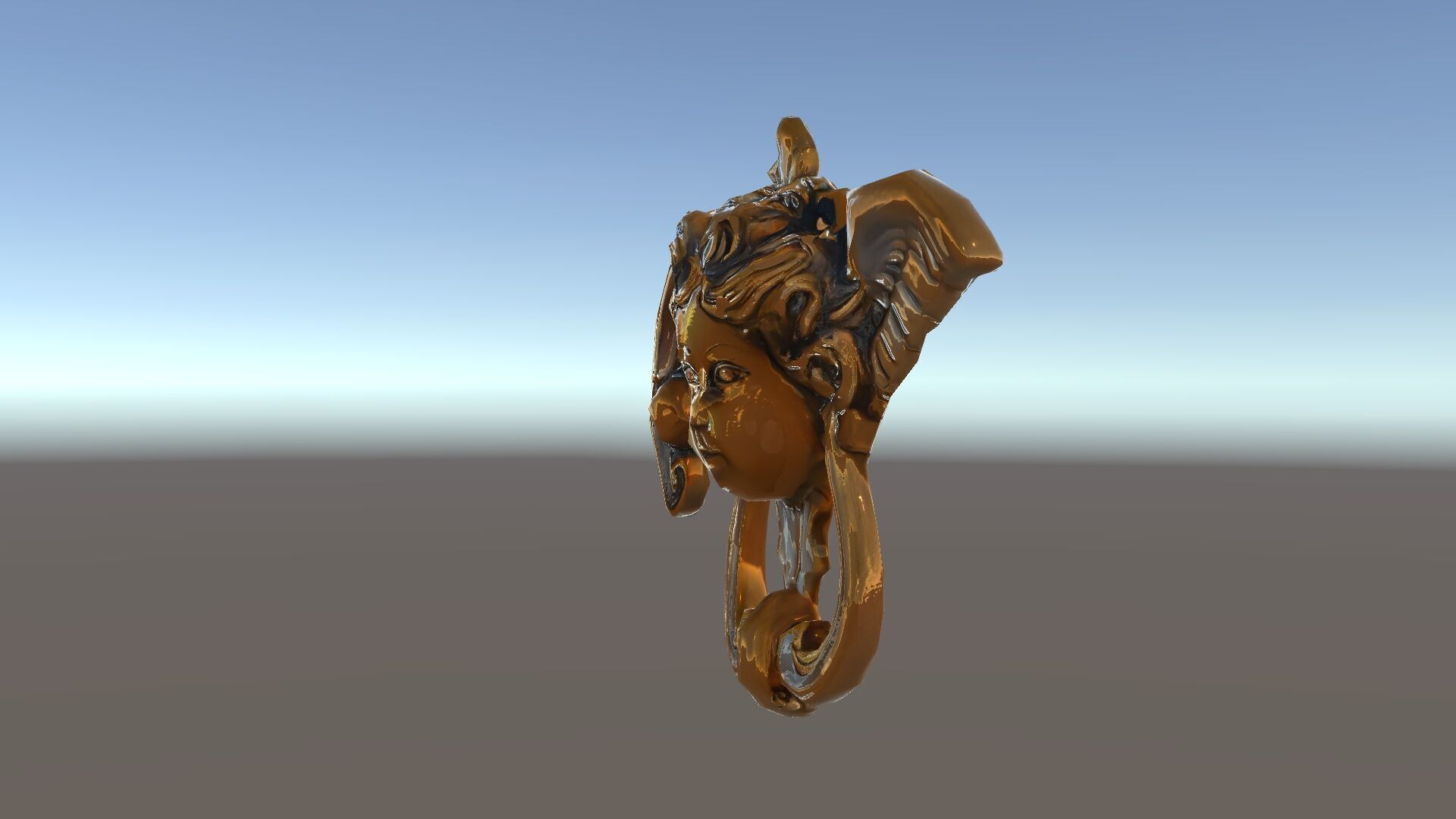 Angel Door Knocker D Model Pack Low-poly 3D model_18