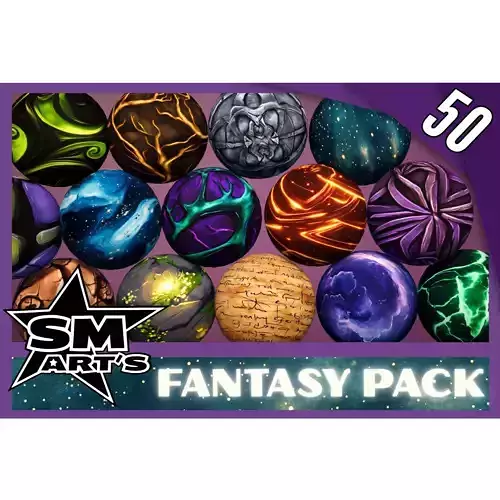 Fantasy Texture Pack - Stylized 50 Materials