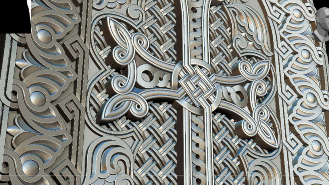 Armenian Cross-stone 04 3D print model_9