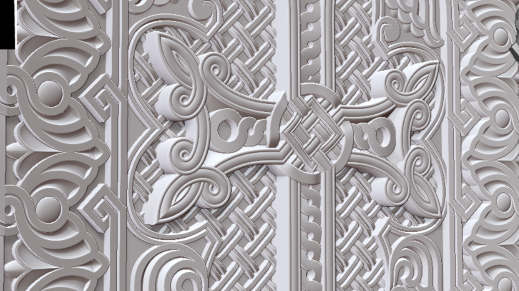 Armenian Cross-stone 04 3D print model_10