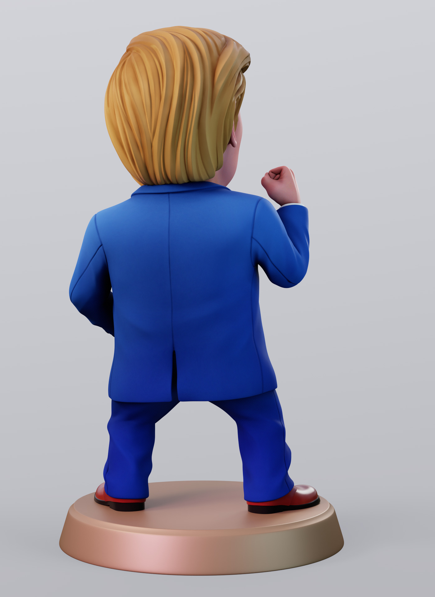 Angry Donald 3D print model_5