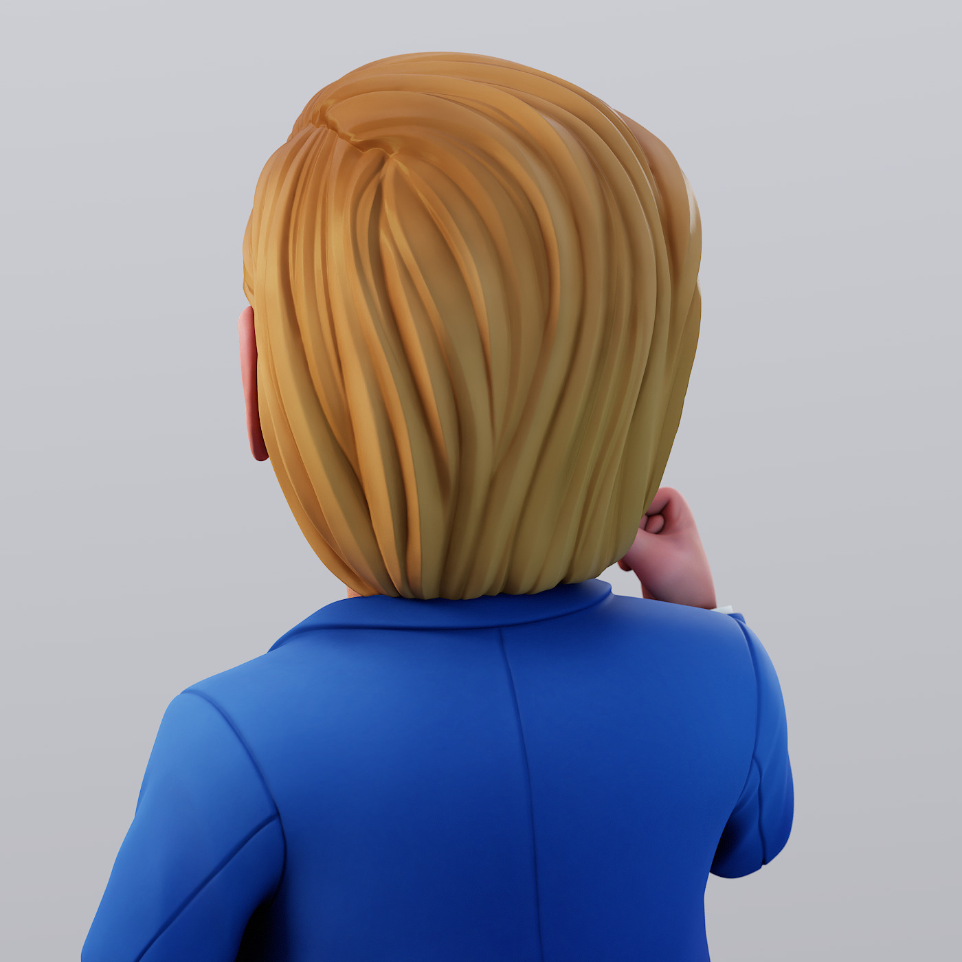 Angry Donald 3D print model_16