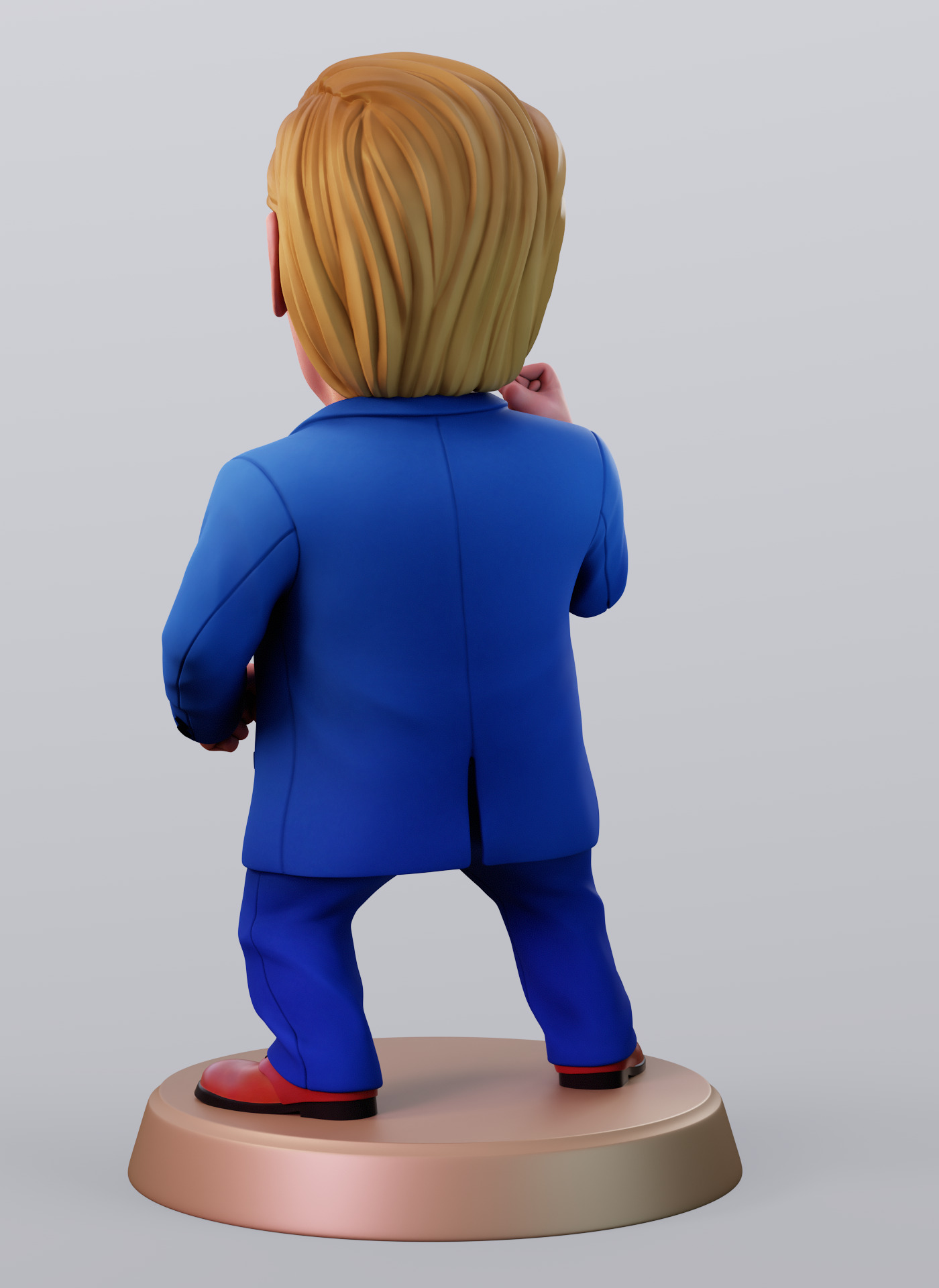 Angry Donald 3D print model_6