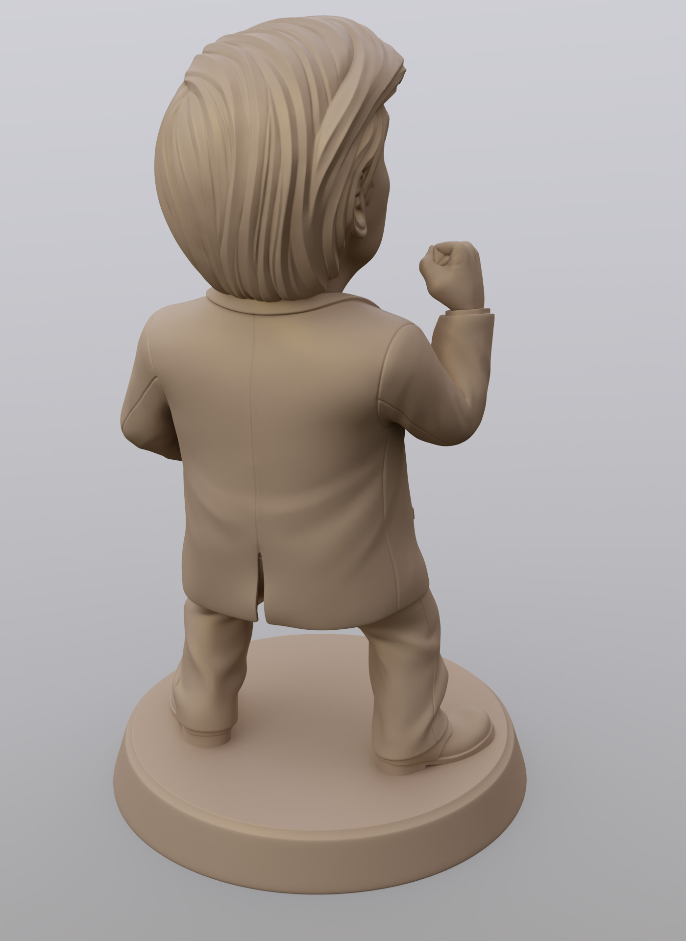 Angry Donald 3D print model_25