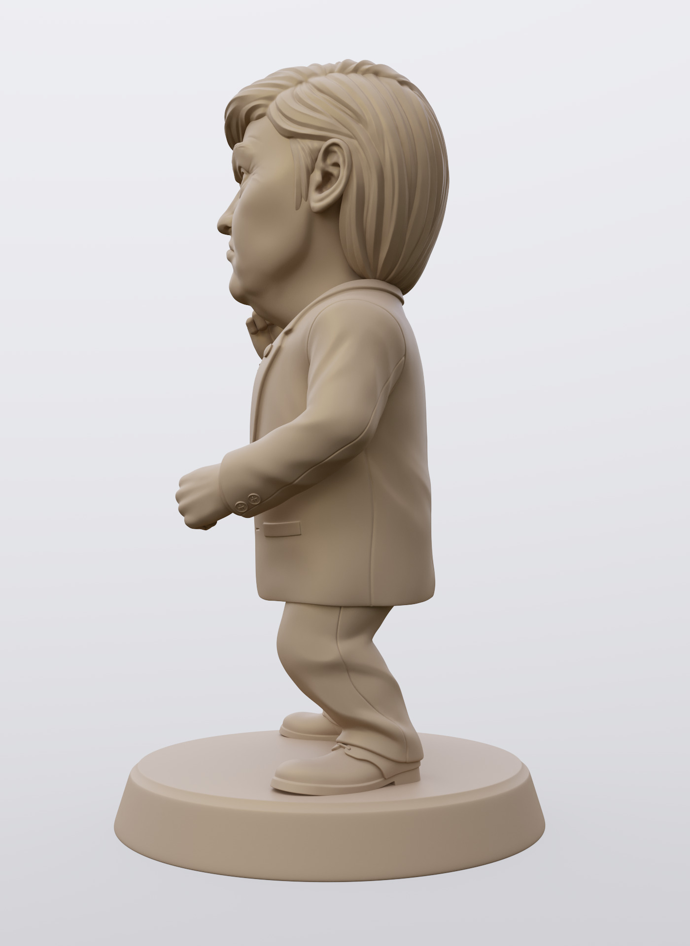 Angry Donald 3D print model_38