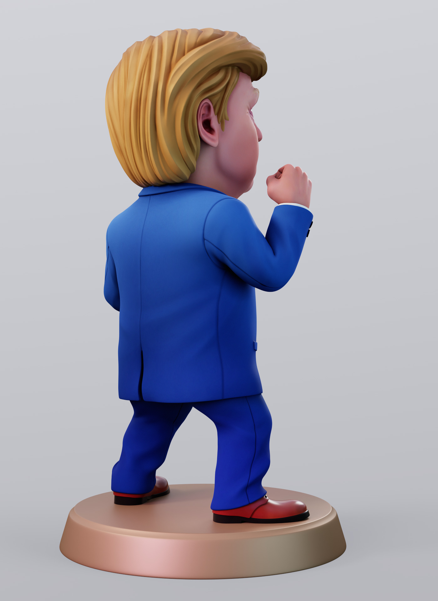 Angry Donald 3D print model_4
