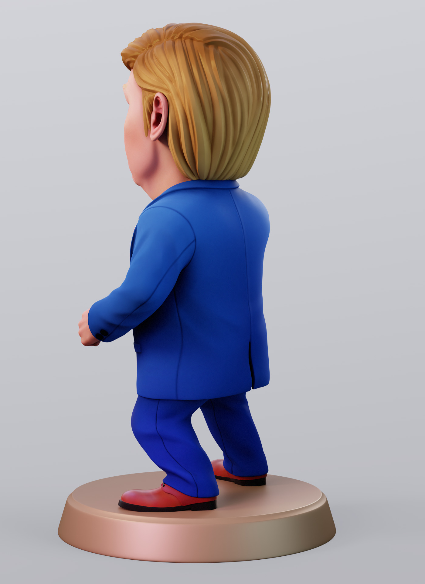 Angry Donald 3D print model_7