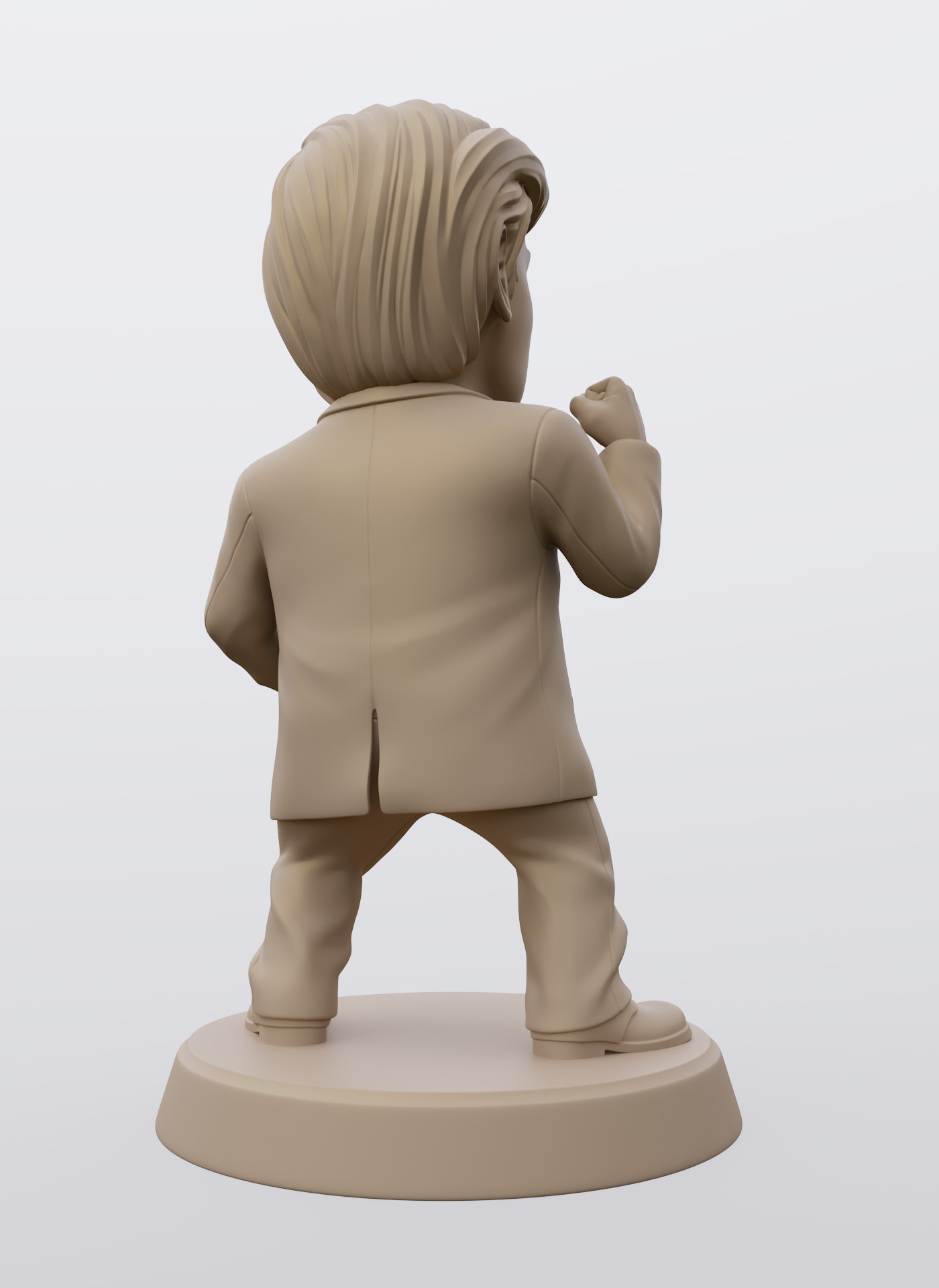 Angry Donald 3D print model_35